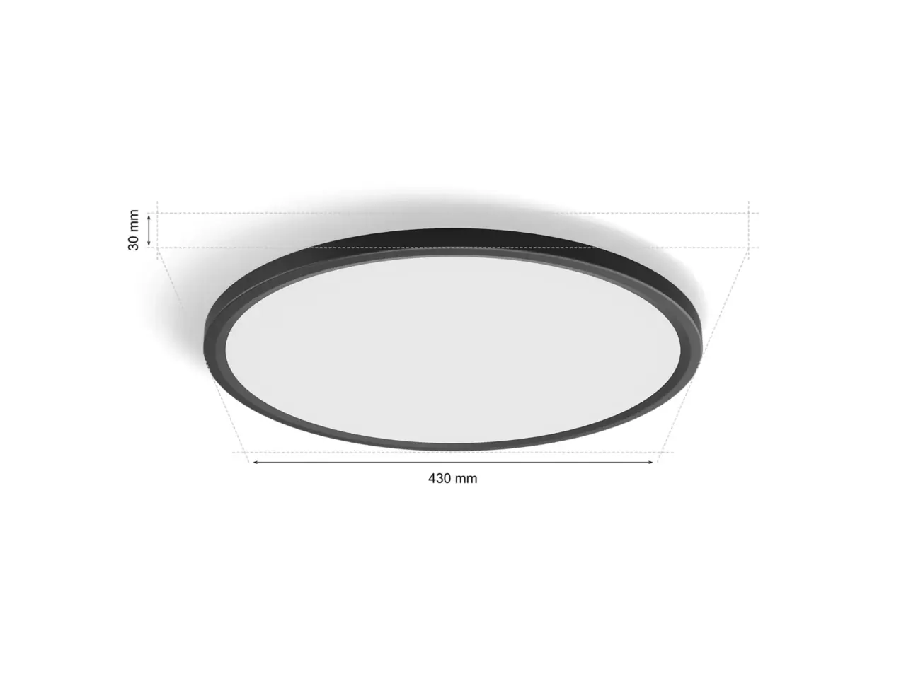 Philips Hue LED Deckenleuchte Tento rund schwarz 43 x 3 cm RGB Philips Hue LED Deckenleuchte Tento rund schwarz 43 x 3 cm RGB