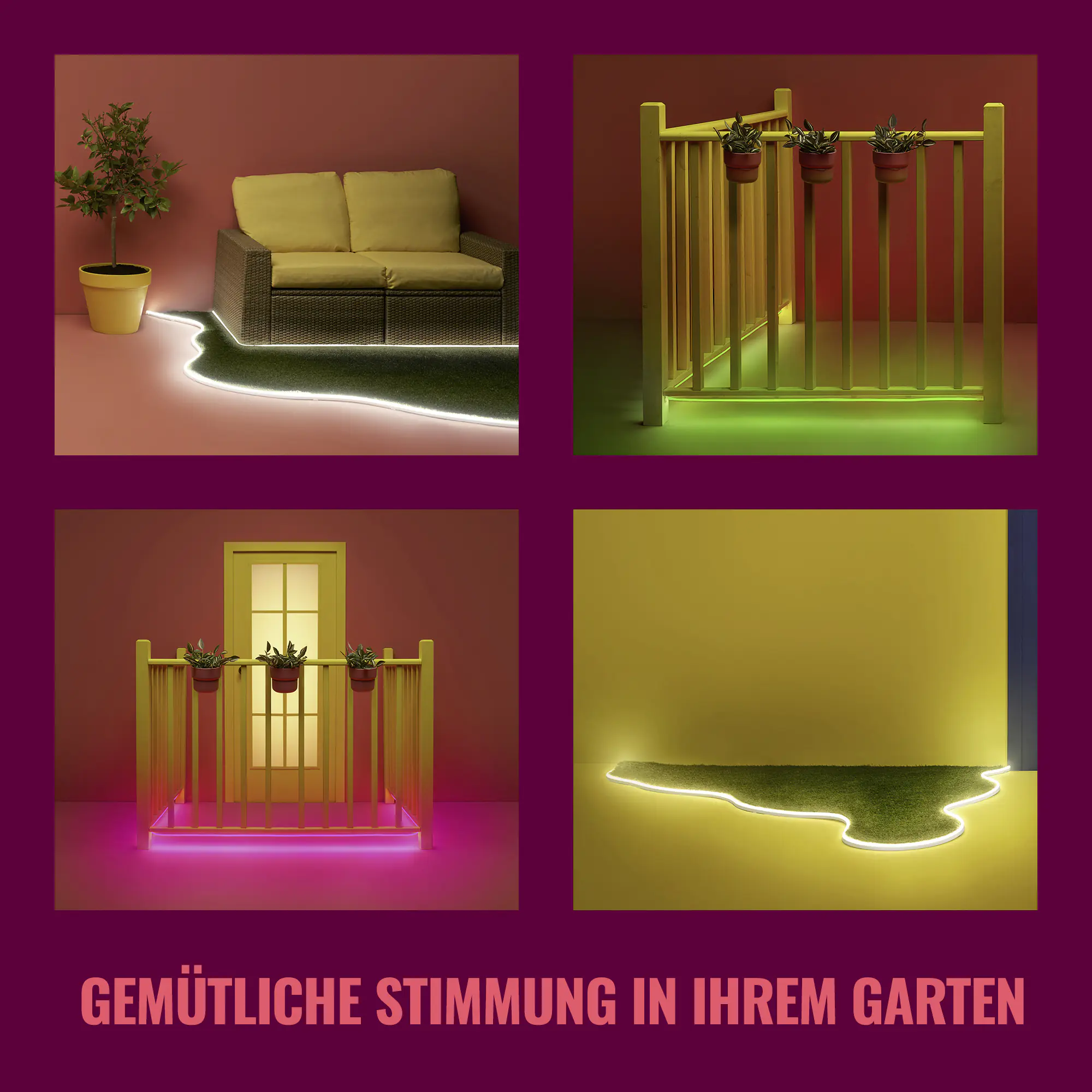 WiZ LED-Streifen White & Color 1-flammig weiß Farbwechsler 