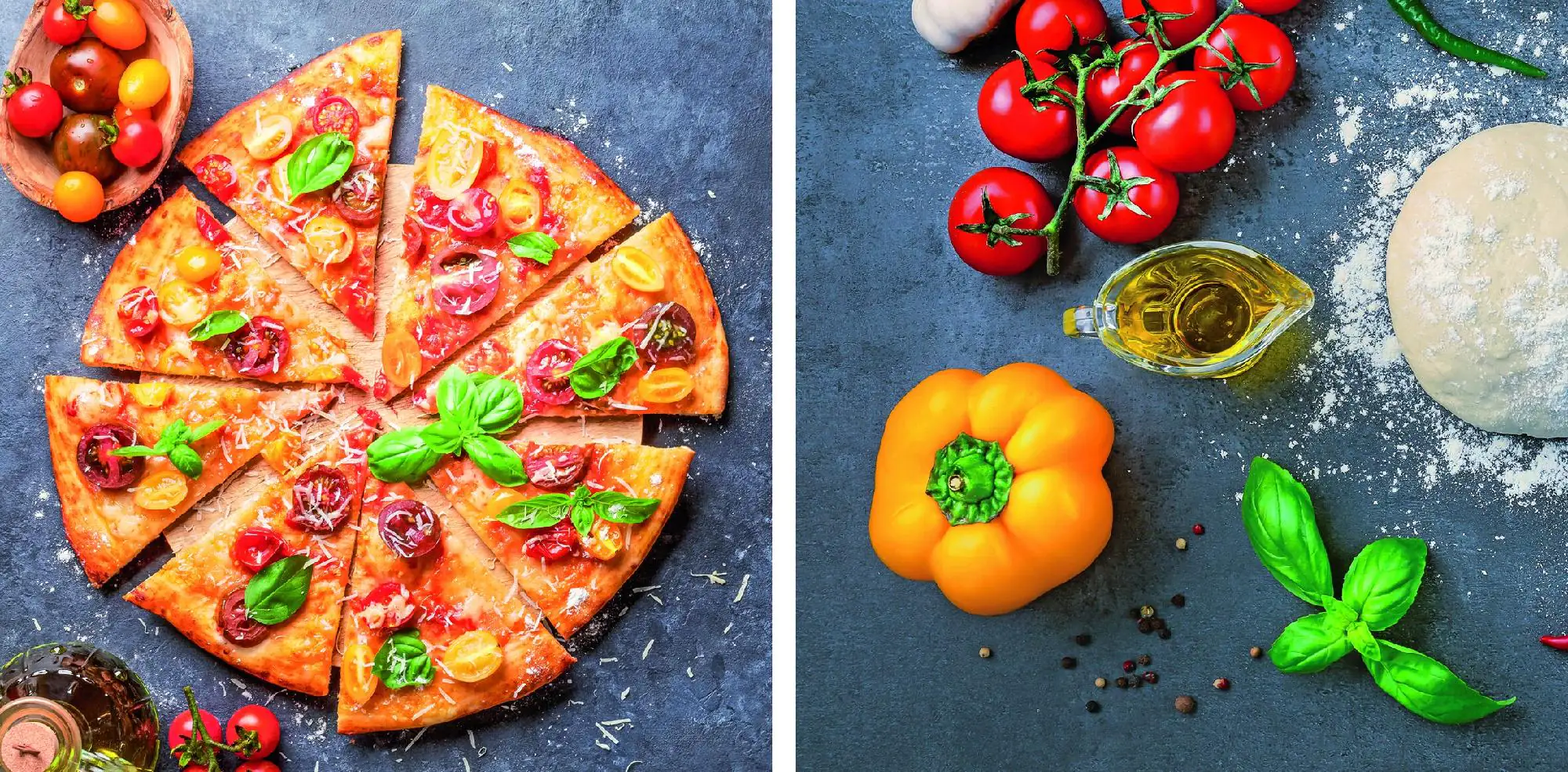 Deco-Glas Bild - Küche 2-er 2 x 20 x 20 cm