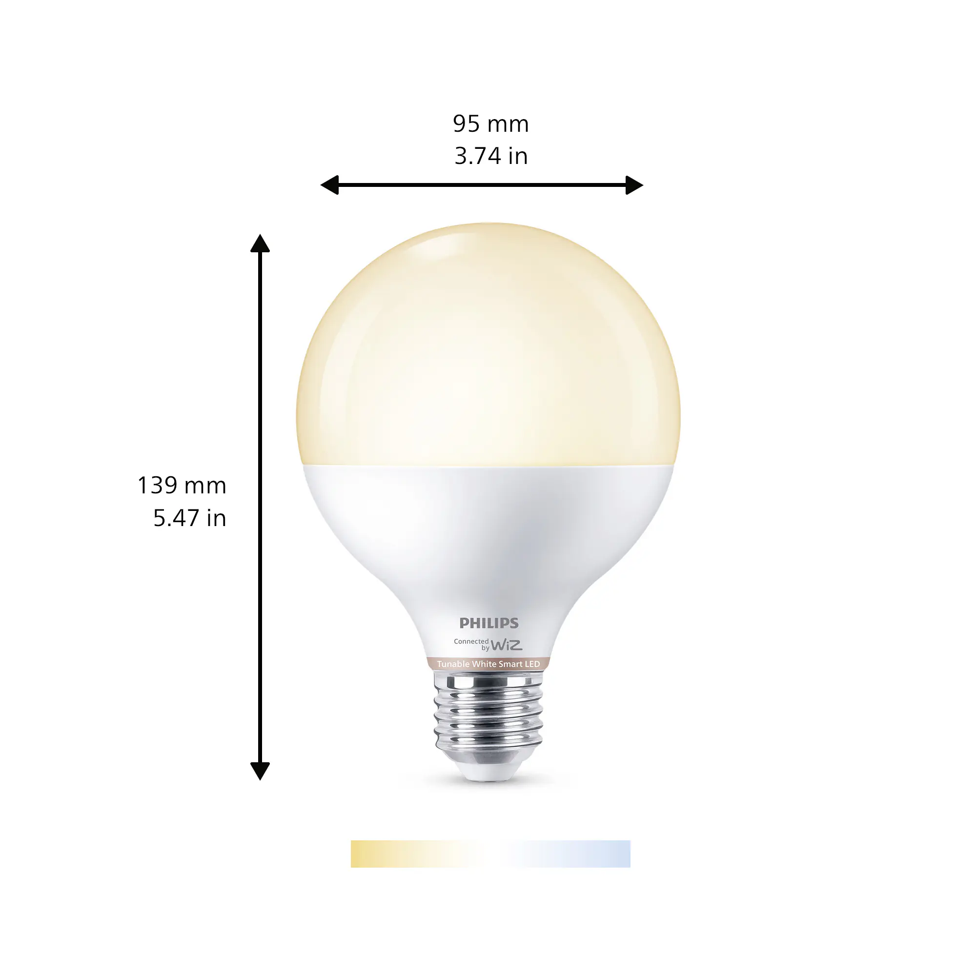 Philips LED Leuchtmittel E27 11W 1055lm 2700-6500K 