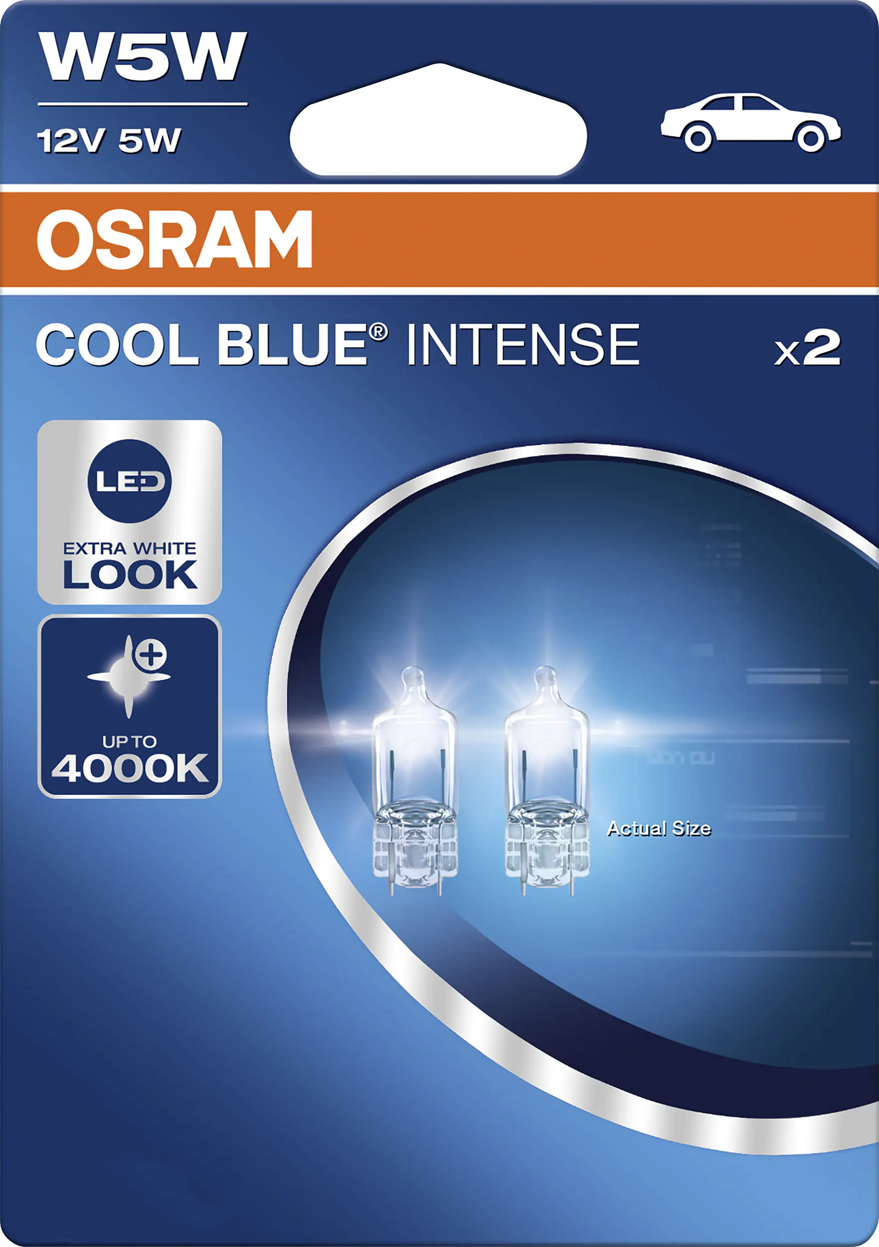 Osram Signallampe W5W Cool Blue Intense Next Gen 2.0 2 Stück