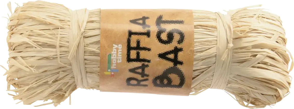 Glorex Raffia Bast 150 g gebleicht