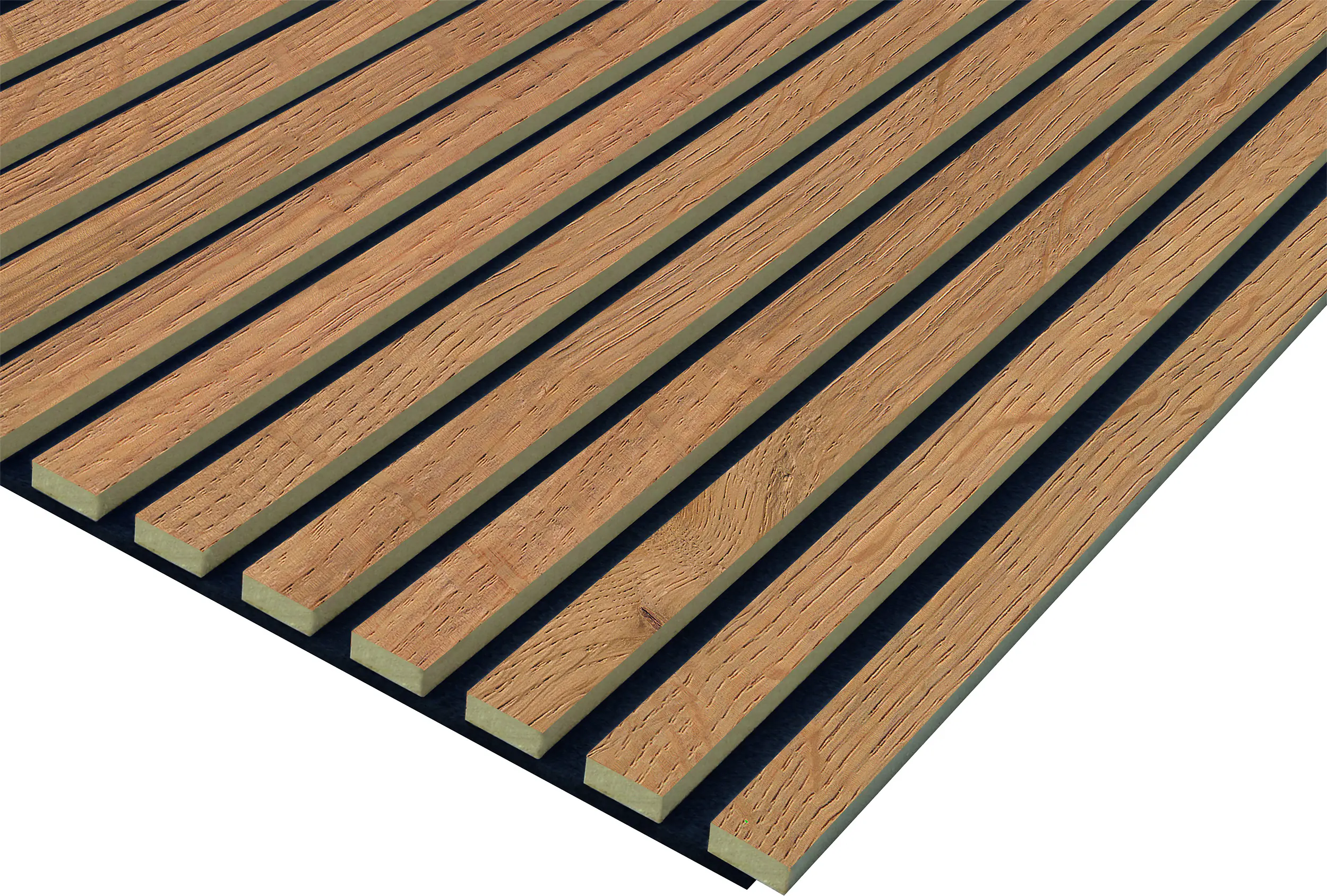 Neuhofer Akustikpaneel Risseiche 240 x 57,25 x 1,6 cm braun