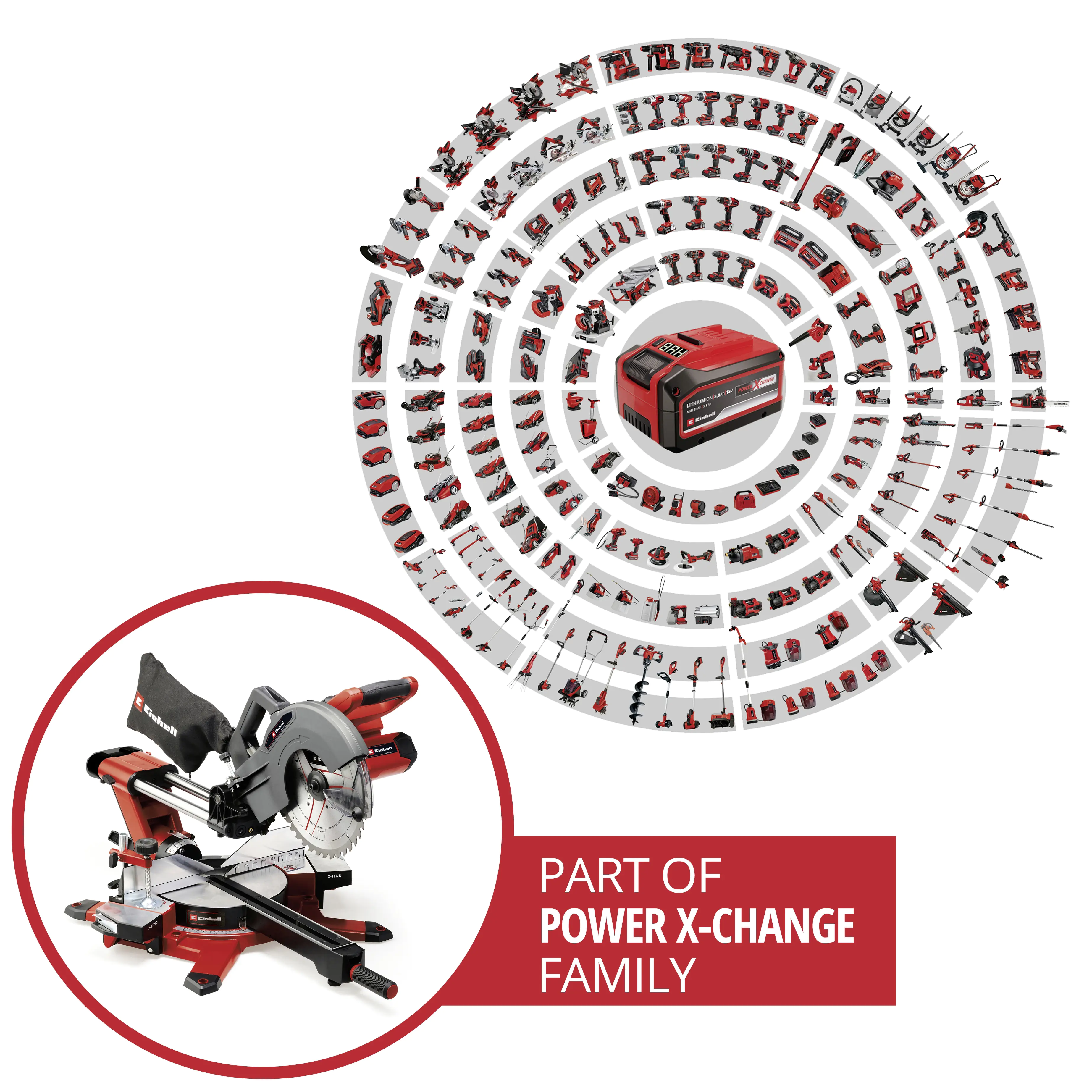Einhell Expert Akku-Zug-Kapp-Gehrungssäge TE-SM 36/10 L Li Solo 36 V Einhell Expert Akku-Zug-Kapp-Gehrungssäge TE-SM 36/10 L Li Solo 36 V