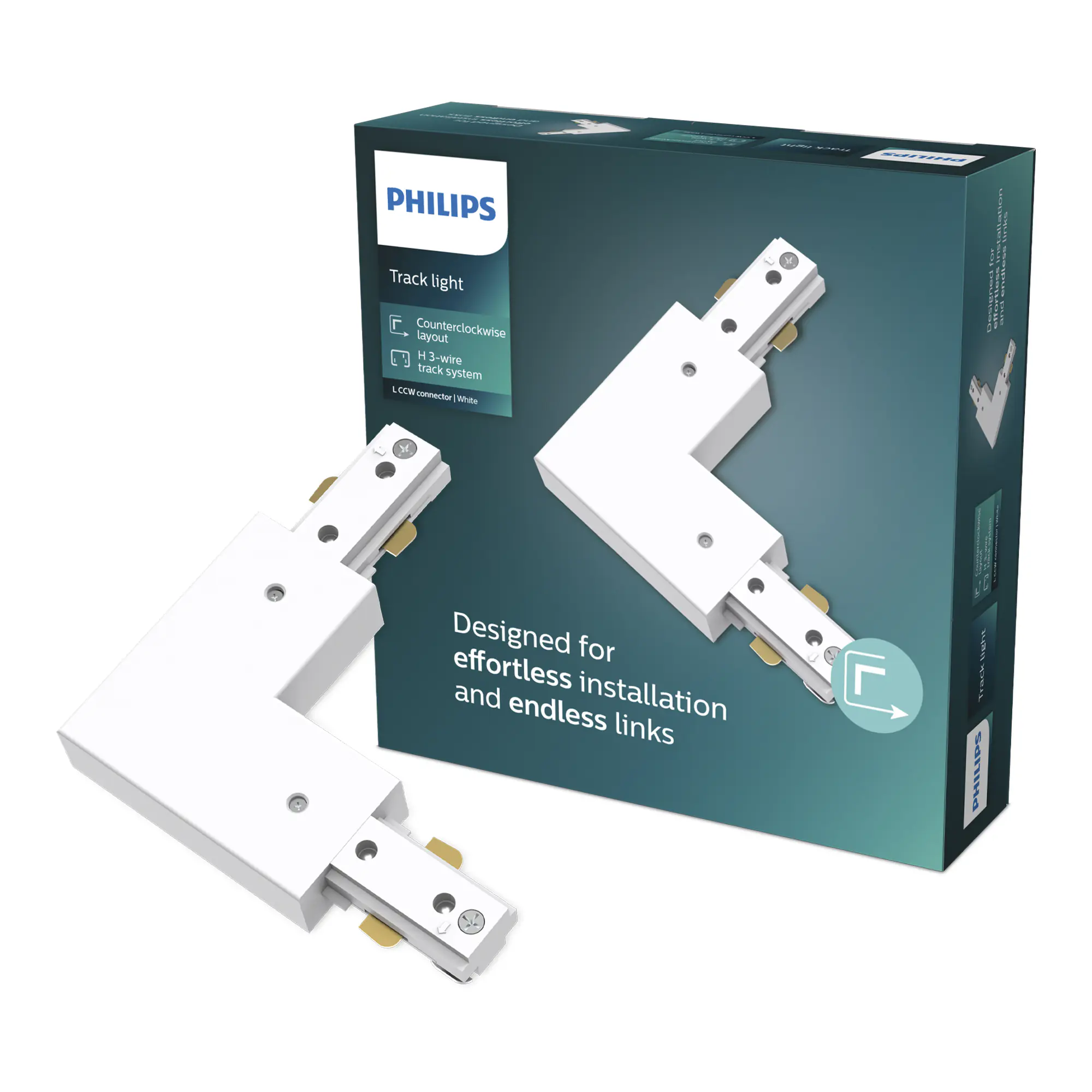 Philips EasyLink Stromverbinder für Schienenleuchte L weiß Philips EasyLink Stromverbinder für Schienenleuchte L weiß