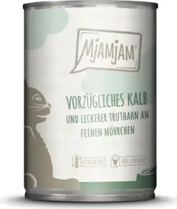 MjAMjAM - vorzügliches Kalb & Truthahn an leckeren Möhrchen 400 g 400g
