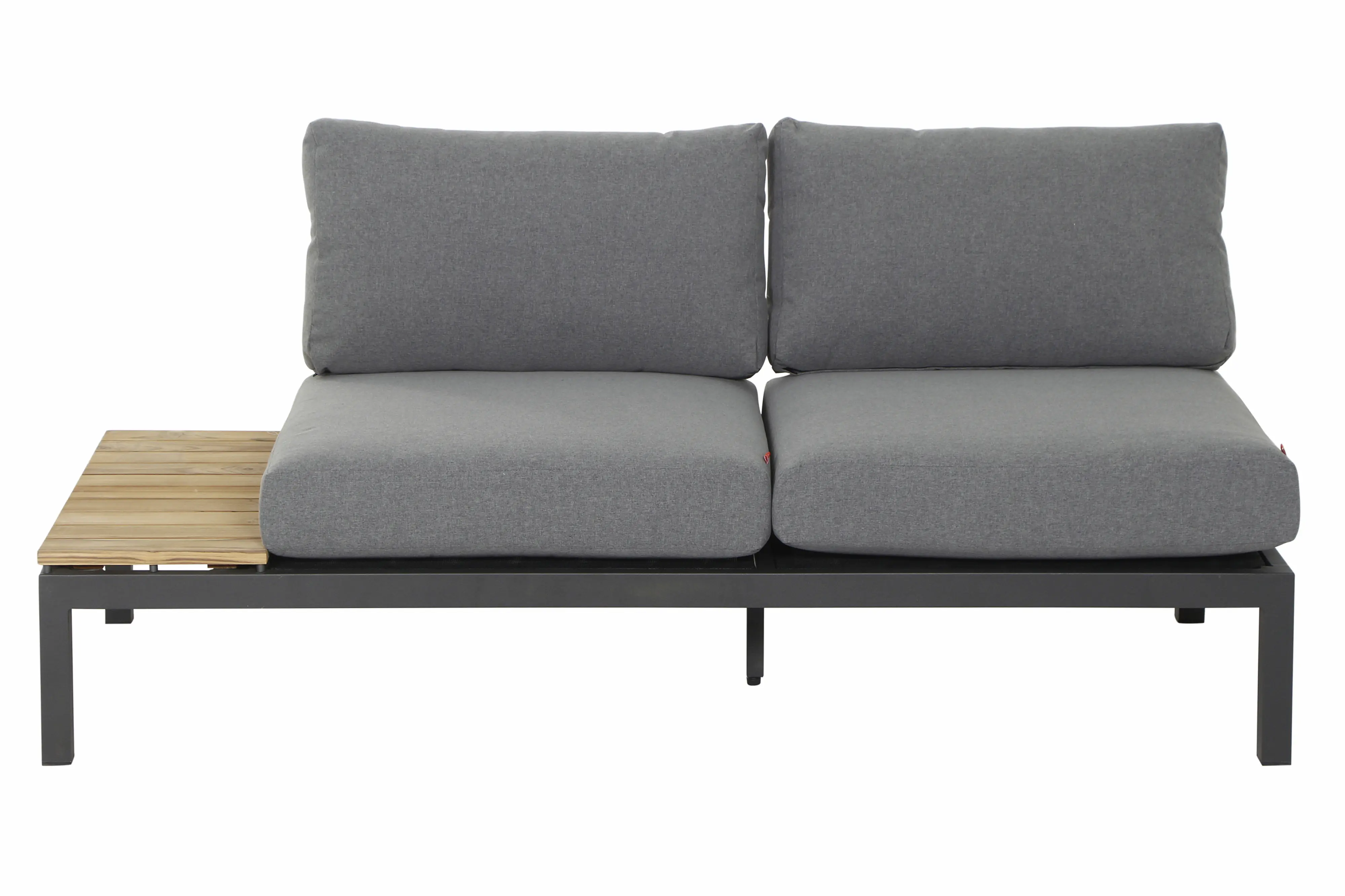 Siena Garden Gartenmöbel-Set Alvida Aluminium/Holz inkl. Kissen 8-tlg.