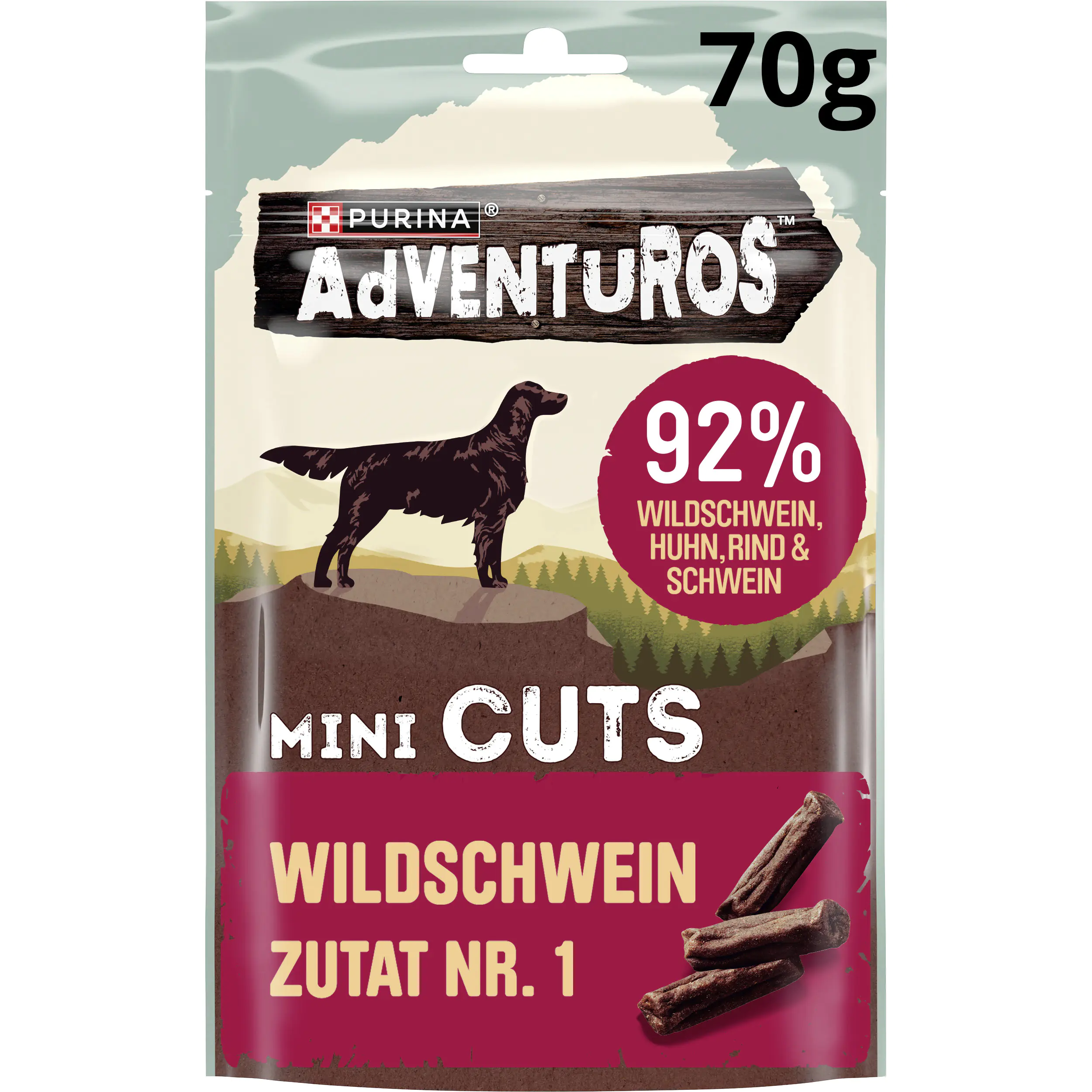 Adventuros mit Wildschwein 70 g