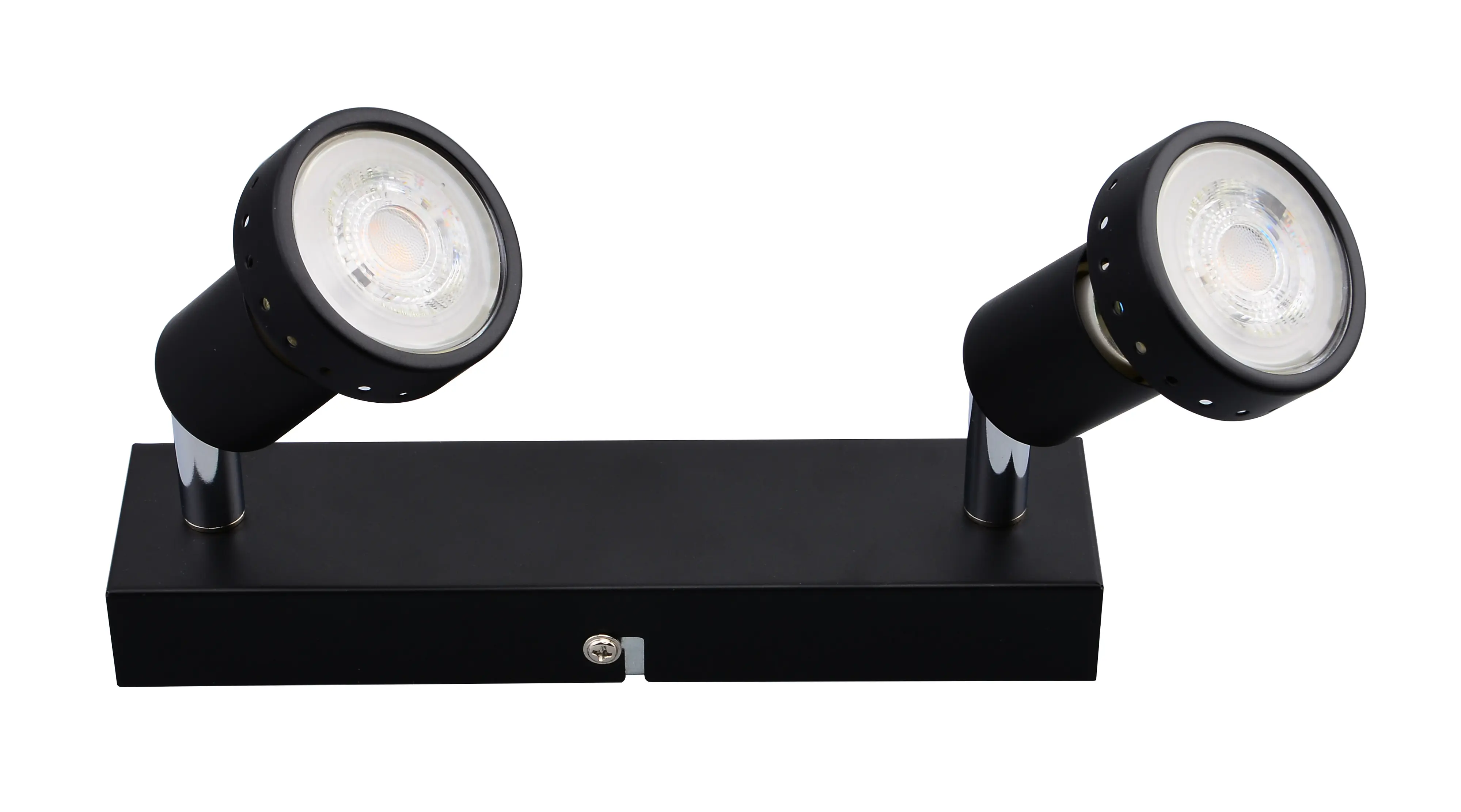 Primaster Deckenstrahle 2er LED Spot Chicago GU10 20 x 8 cm schwarz Primaster Deckenstrahle 2er LED Spot Chicago GU10 20 x 8 cm schwarz