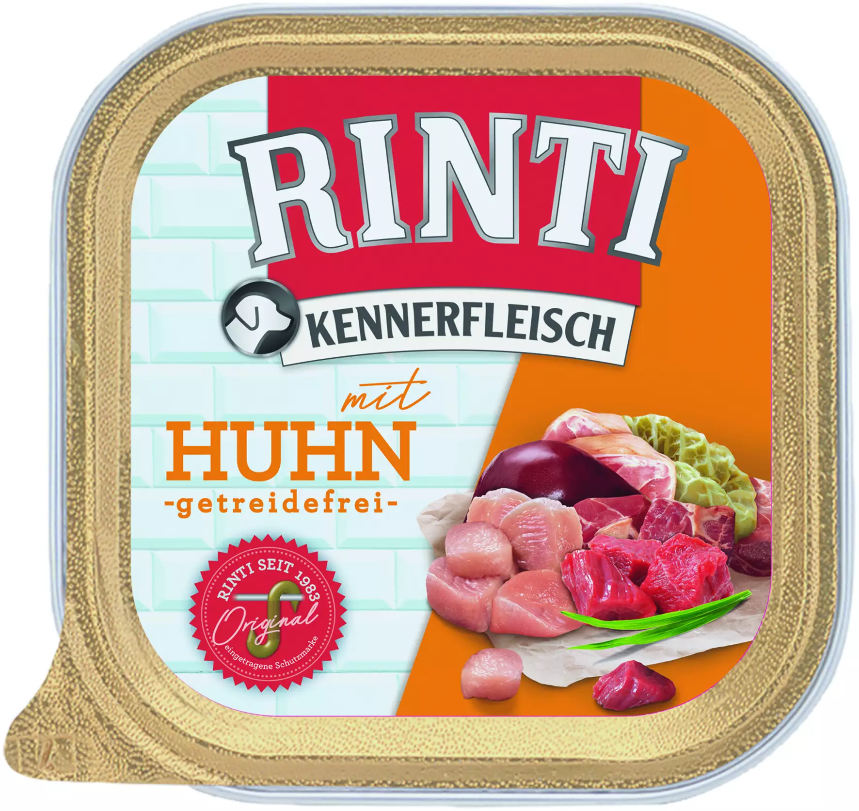 Rinti Kennerfleisch Hundenassfutter Adult 300 g Huhn Rinti Kennerfleisch Hundenassfutter Adult 300 g Huhn