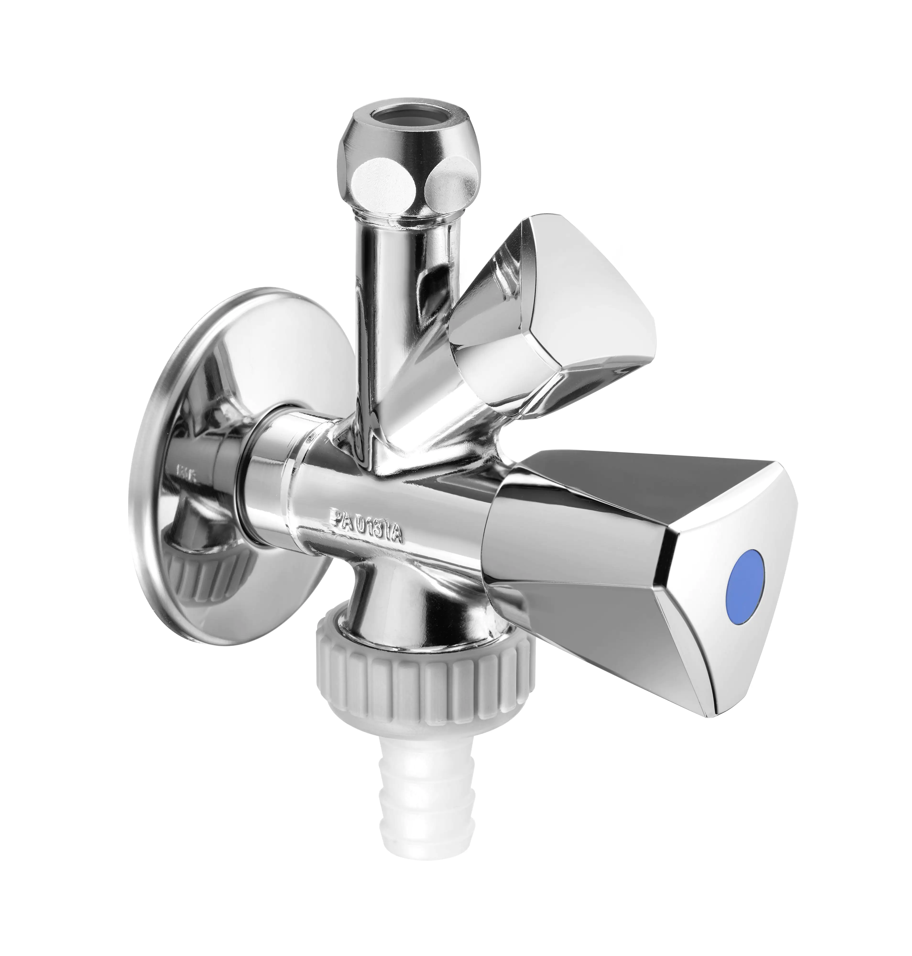 Geräteeckventil 1/2 " x 15 mm verchromt selbstdichtend