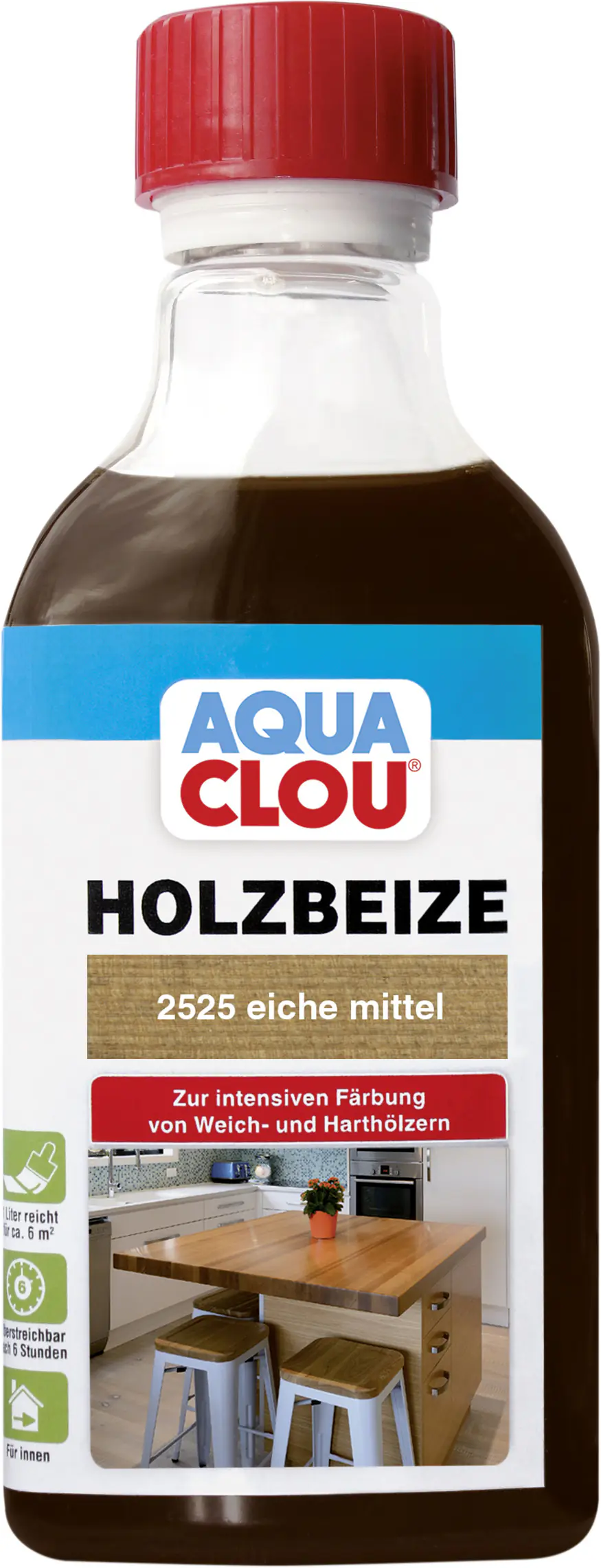 Aqua Clou Holzbeize 250 ml eiche mittel Aqua Clou Holzbeize 250 ml eiche mittel