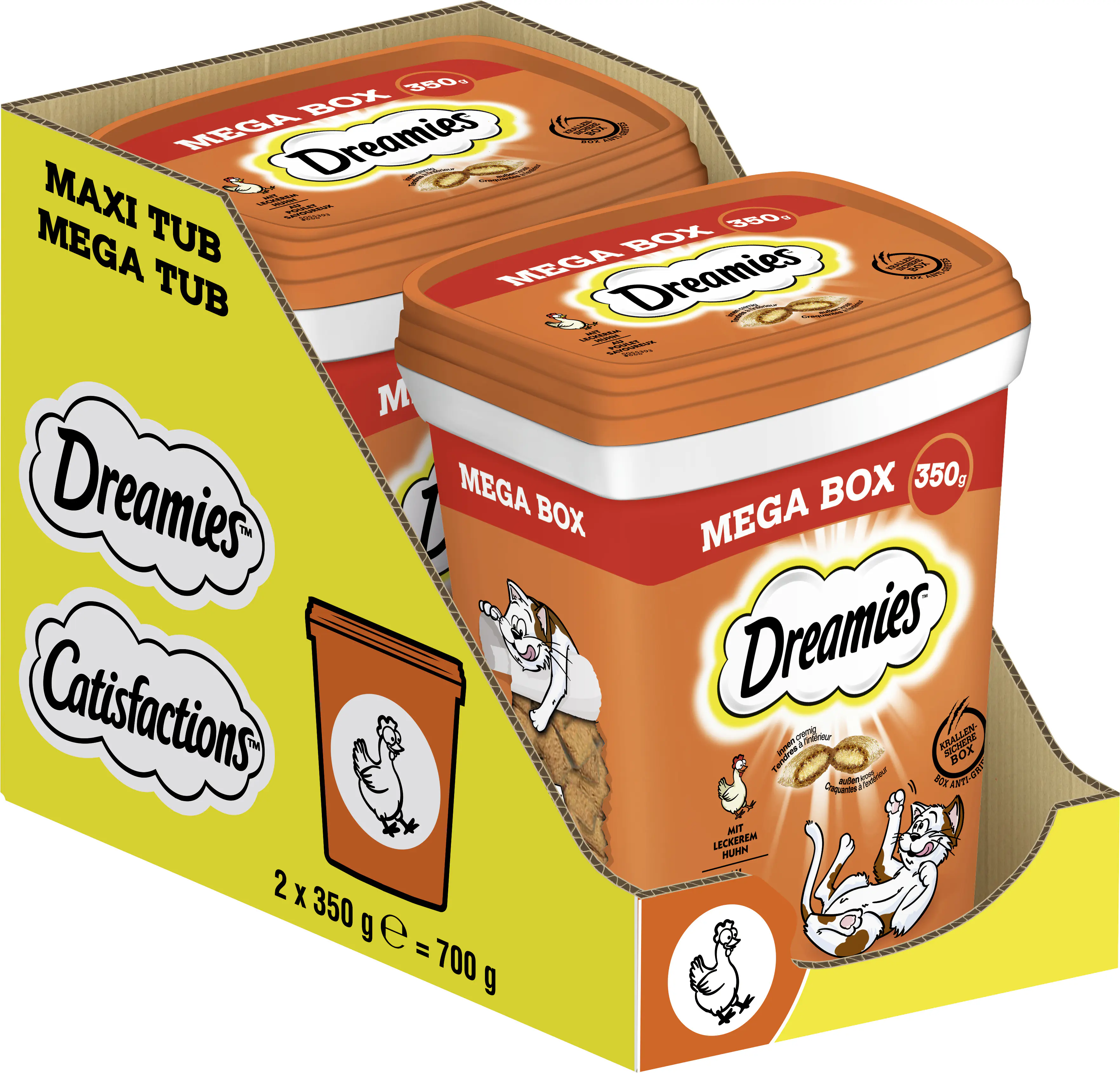 Dreamies Mega Box Katzensnack 350 g Huhn 