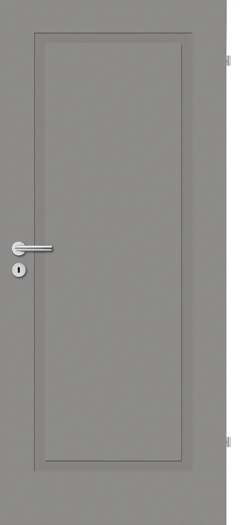 Borne Türblatt Lusso 01 Lack edelgrau Röhrenspan