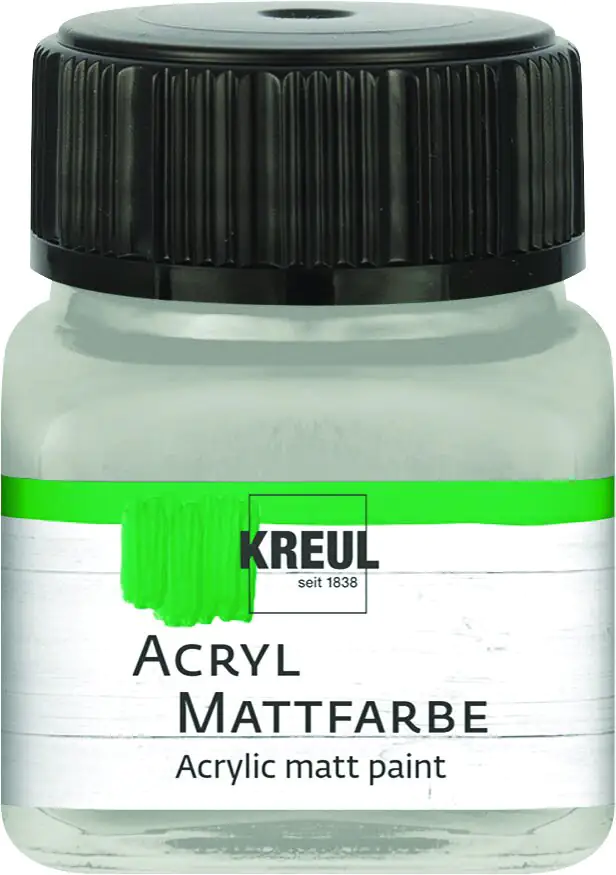 Kreul Acryl Mattfarbe silber 20 ml