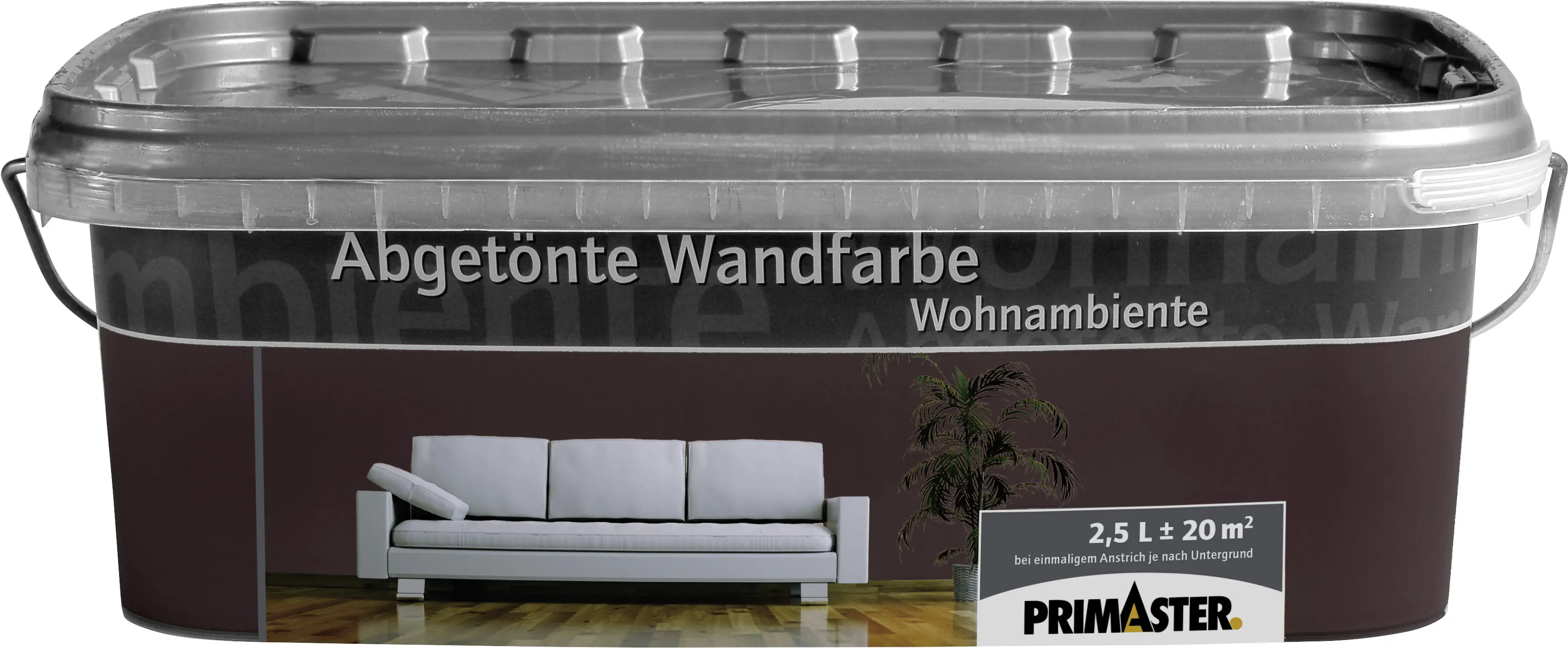 Primaster Wandfarbe Wohnambiente 2,5L espresso