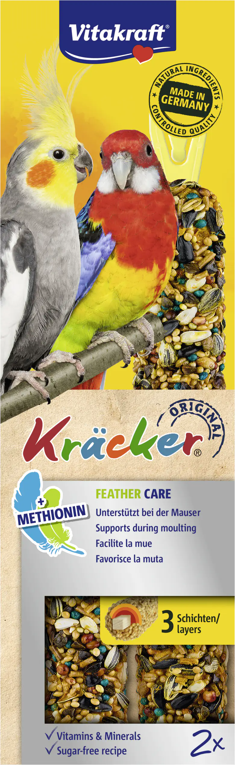 Vitakraft Kräcker® Feather Care 2 Stück / 180 g