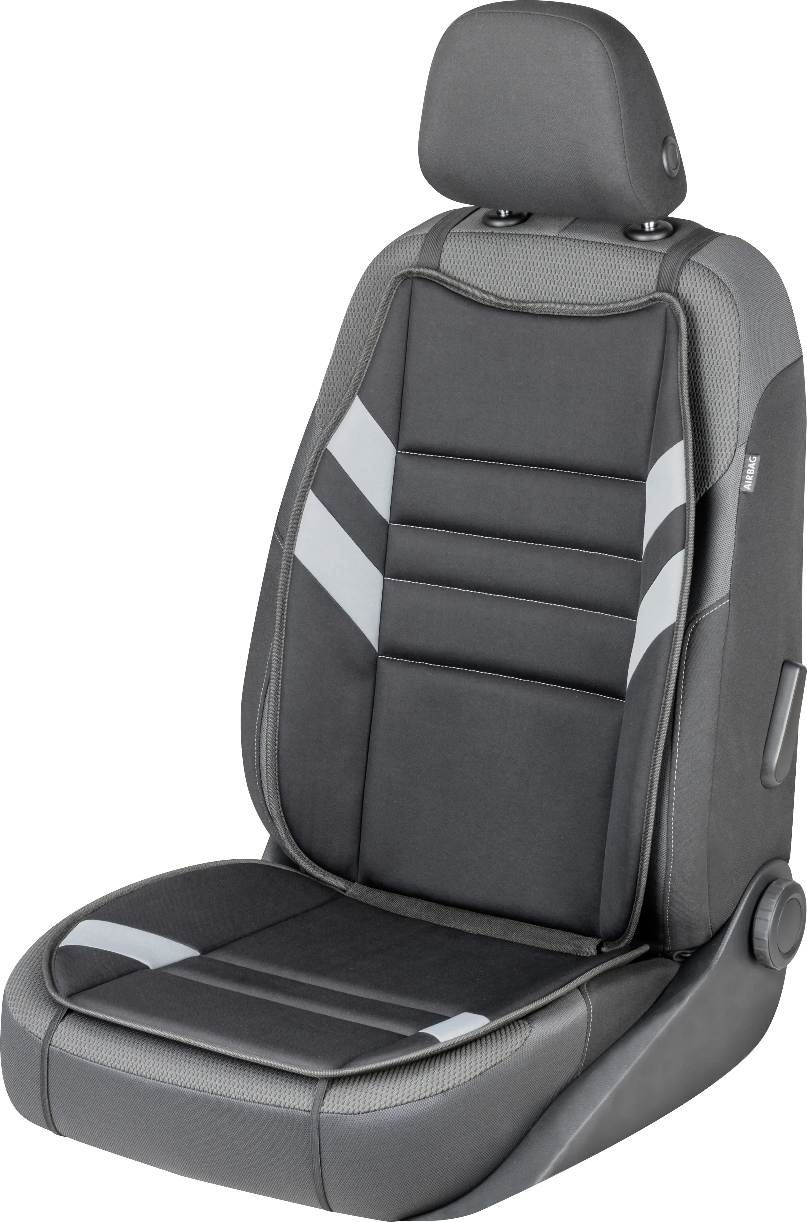 Walser PKW Sitzauflage Britt schwarz grau 1-teilig 11677