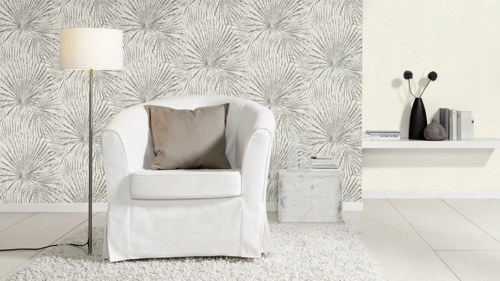 Rasch Vliestapete 555820 Lirico, Textilstruktur beige, 10,05 x 0,53 m