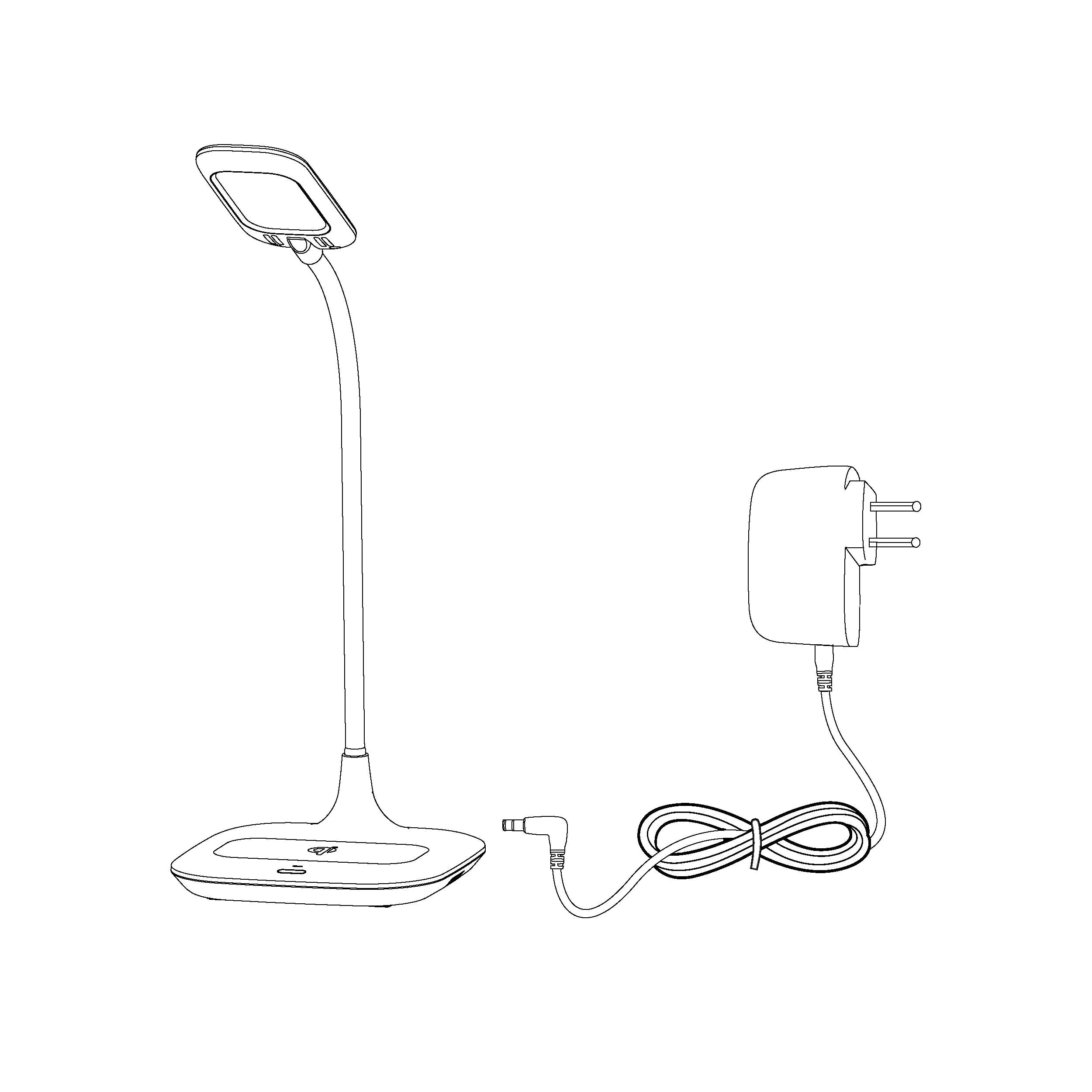 Eglo LED Tischleuchte Masserie weiß 38,5 x 16,5 cm mit QI-Charger Eglo LED Tischleuchte Masserie weiß 38,5 x 16,5 cm mit QI-Charger