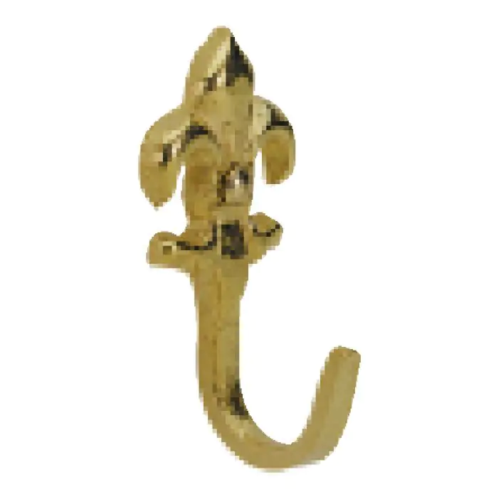 Hettich Zierhaken 42 x 20 x 20 mm Zinkdruckguss antik gold - 2 Stück Hettich Zierhaken 42 x 20 x 20 mm Zinkdruckguss antik gold - 2 Stück