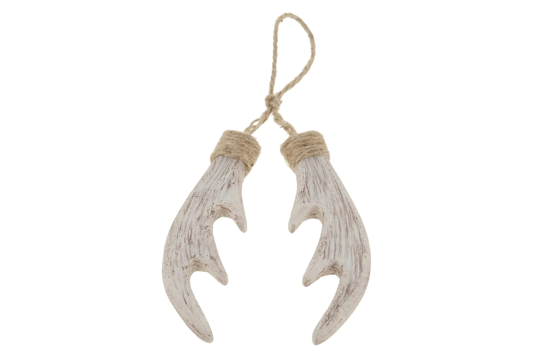 Dijk Anhänger Geweih aus Holz 14 x 5 x 1,5 cm