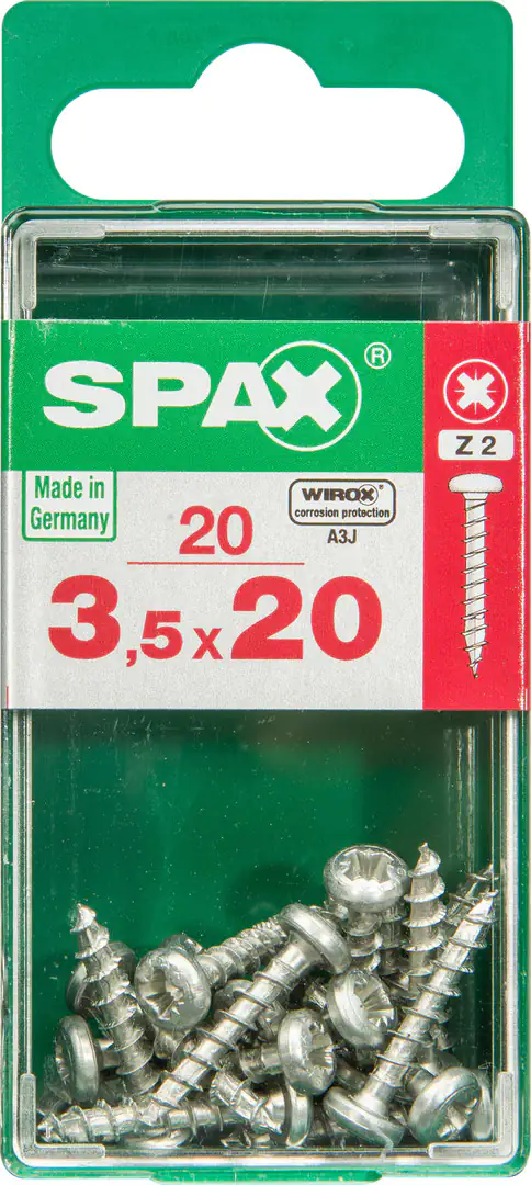 Spax Universalschrauben 3.5 x 20 mm TX 20 - 20 Stk.