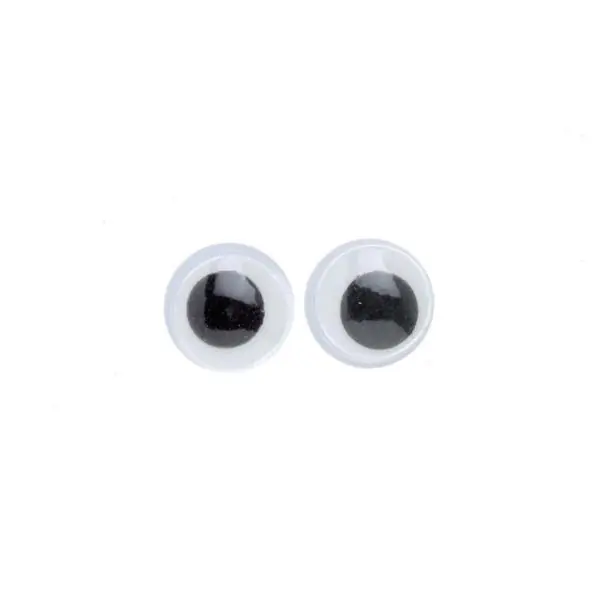 Glorex Wackelaugen rund 18 mm, 10 Stück