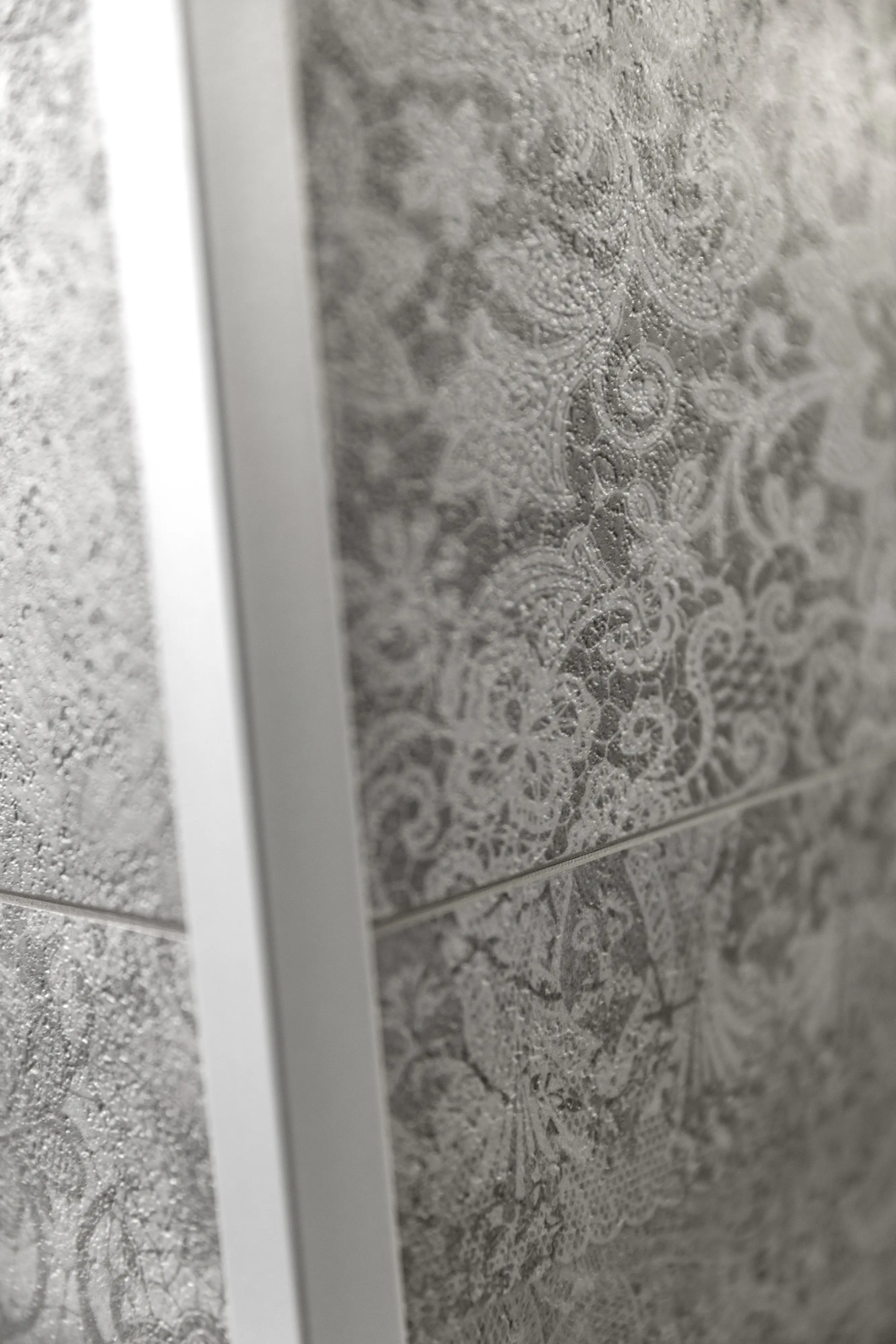 Grosfillex Kunststoffpaneel GX Wall+ Grey Cement Flower 90 x 45 cm 5 mm