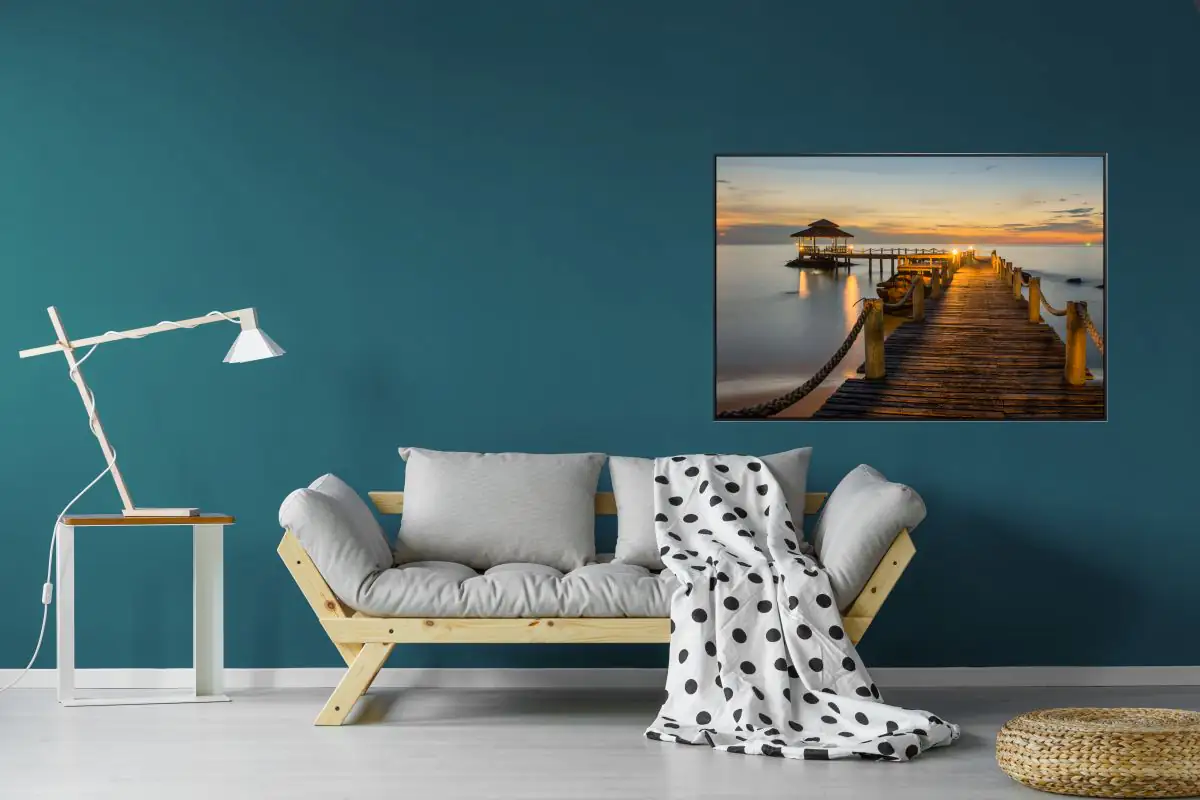 papermoon Infrarotheizkörper EcoHeat 75x120 cm 900 Watt, Seebrücke