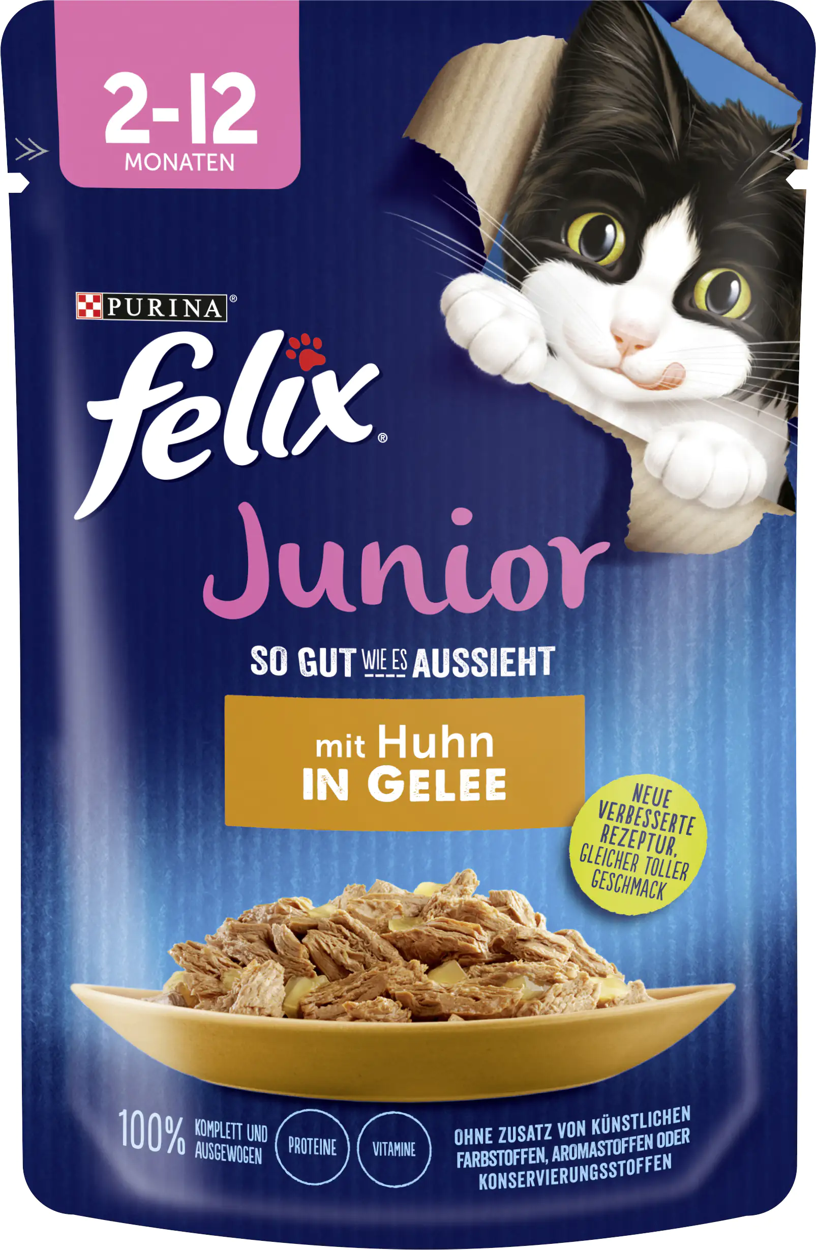 Felix So gut wie es aussieht in Gelee Junior 85 g