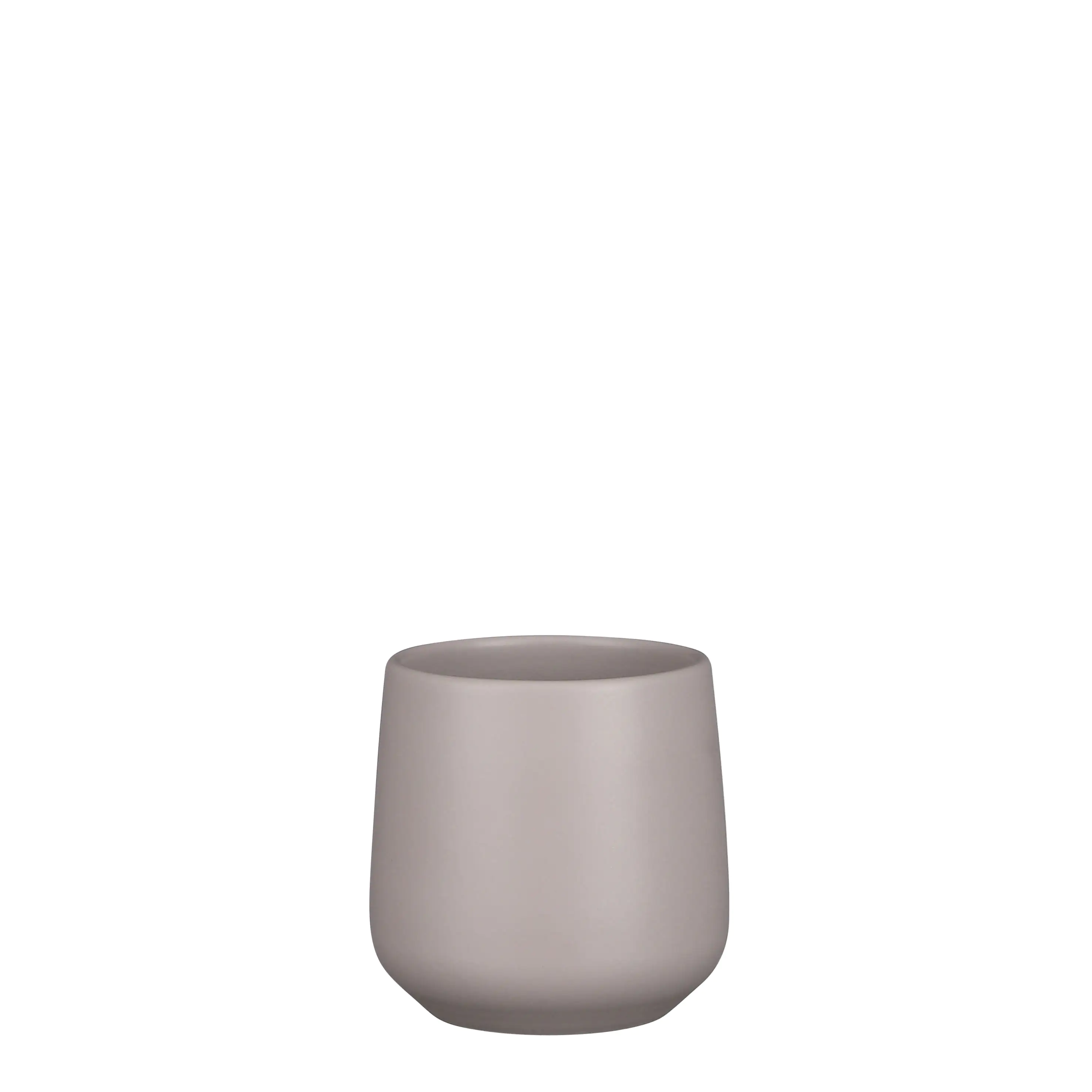 Übertopf Amber Ø 11,5 x 12 cm taupe matt