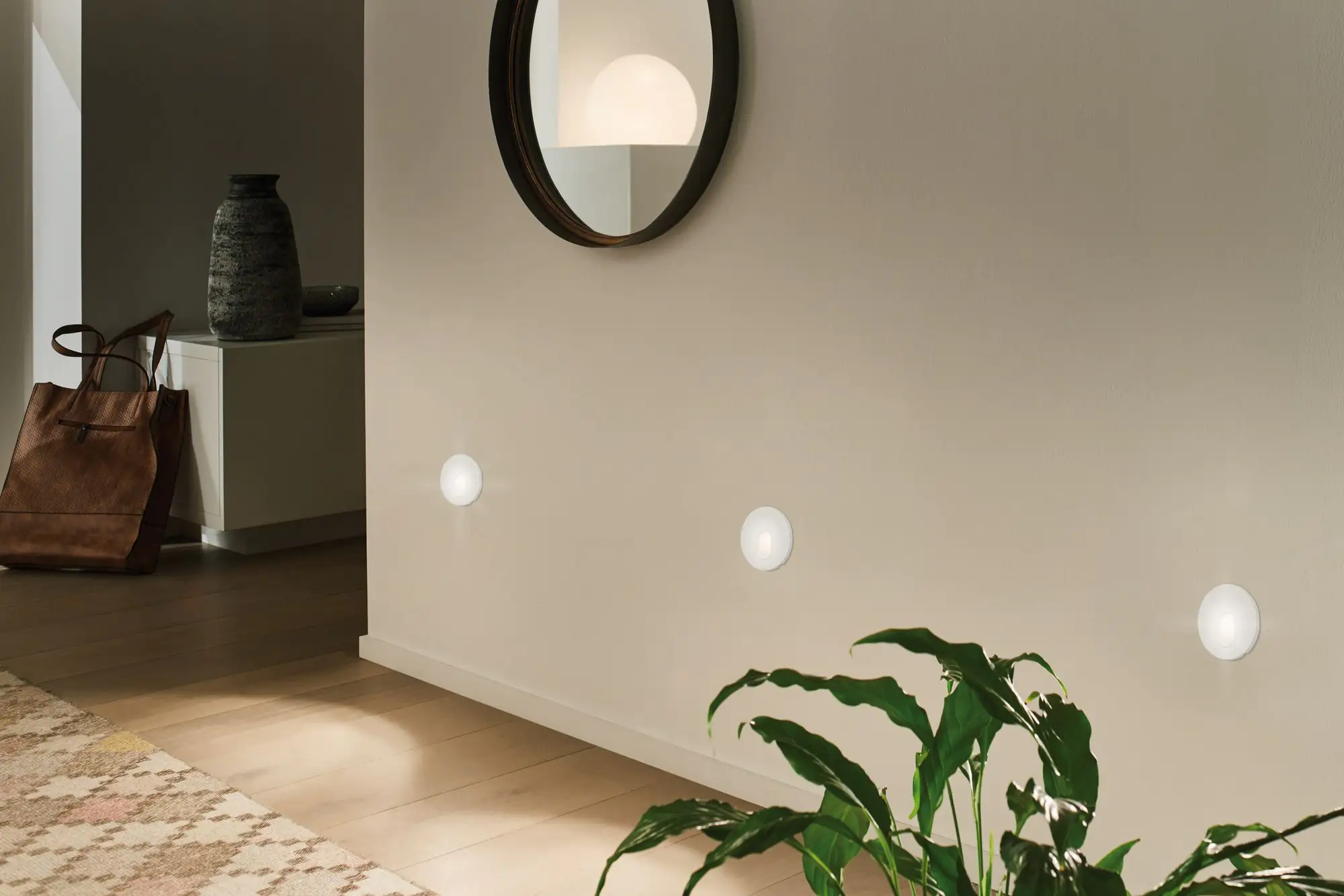 Paulmann Einbauleuchten Set weiß rund 1x1,7W starr