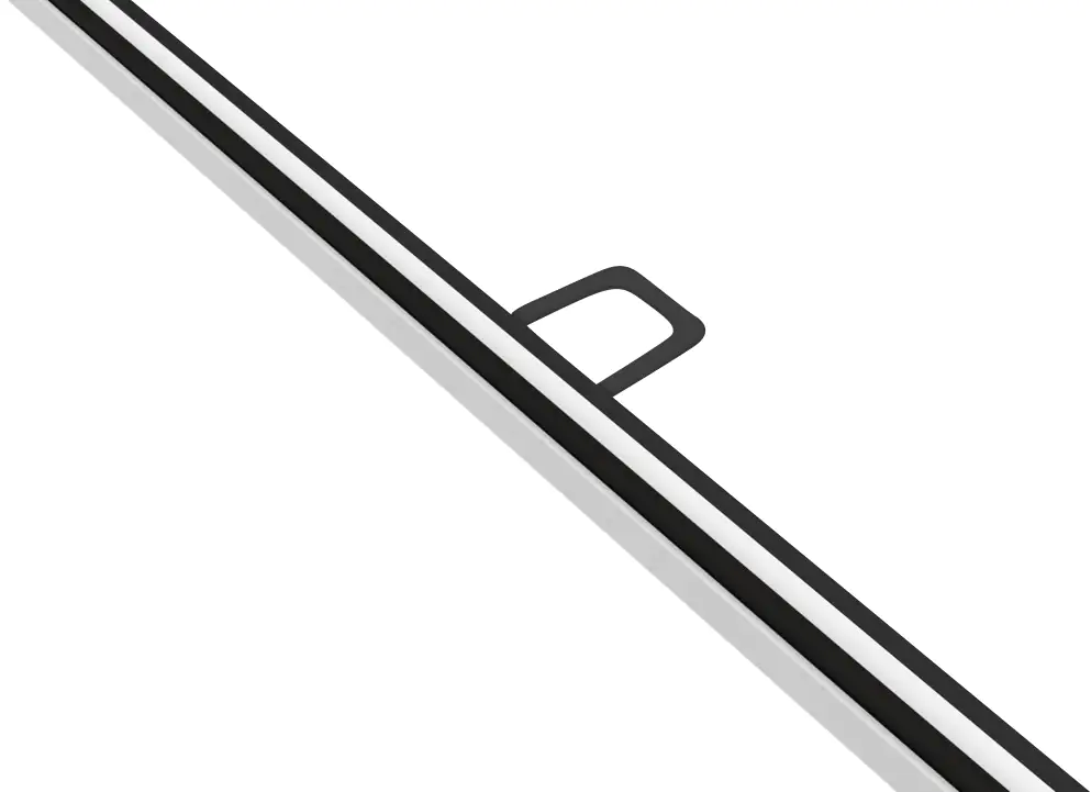 TrendLine Fliegenschutz-Fenster 120 x 150 cm schwarz/weiß kürzbar TrendLine Fliegenschutz-Fenster 120 x 150 cm schwarz/weiß kürzbar