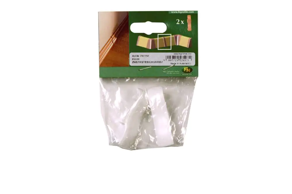 Zwischenstück Kunststoffleiste KU.04 weiß