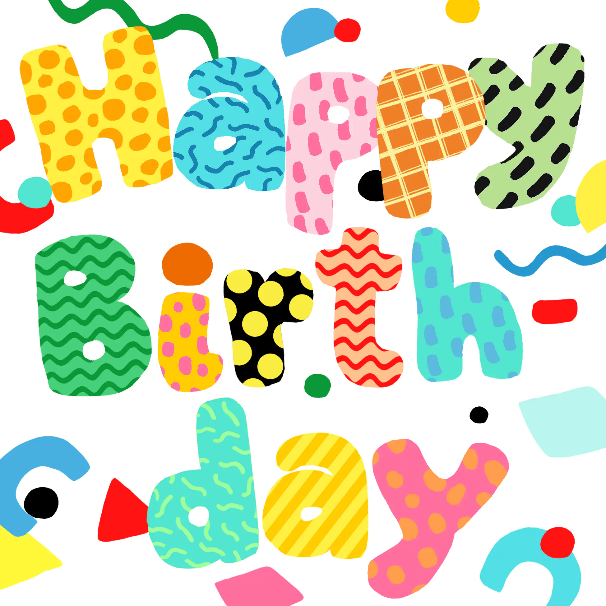 Braun & Company Servietten Motiv Birthday Fun 33 x 33 cm - 20er Pack