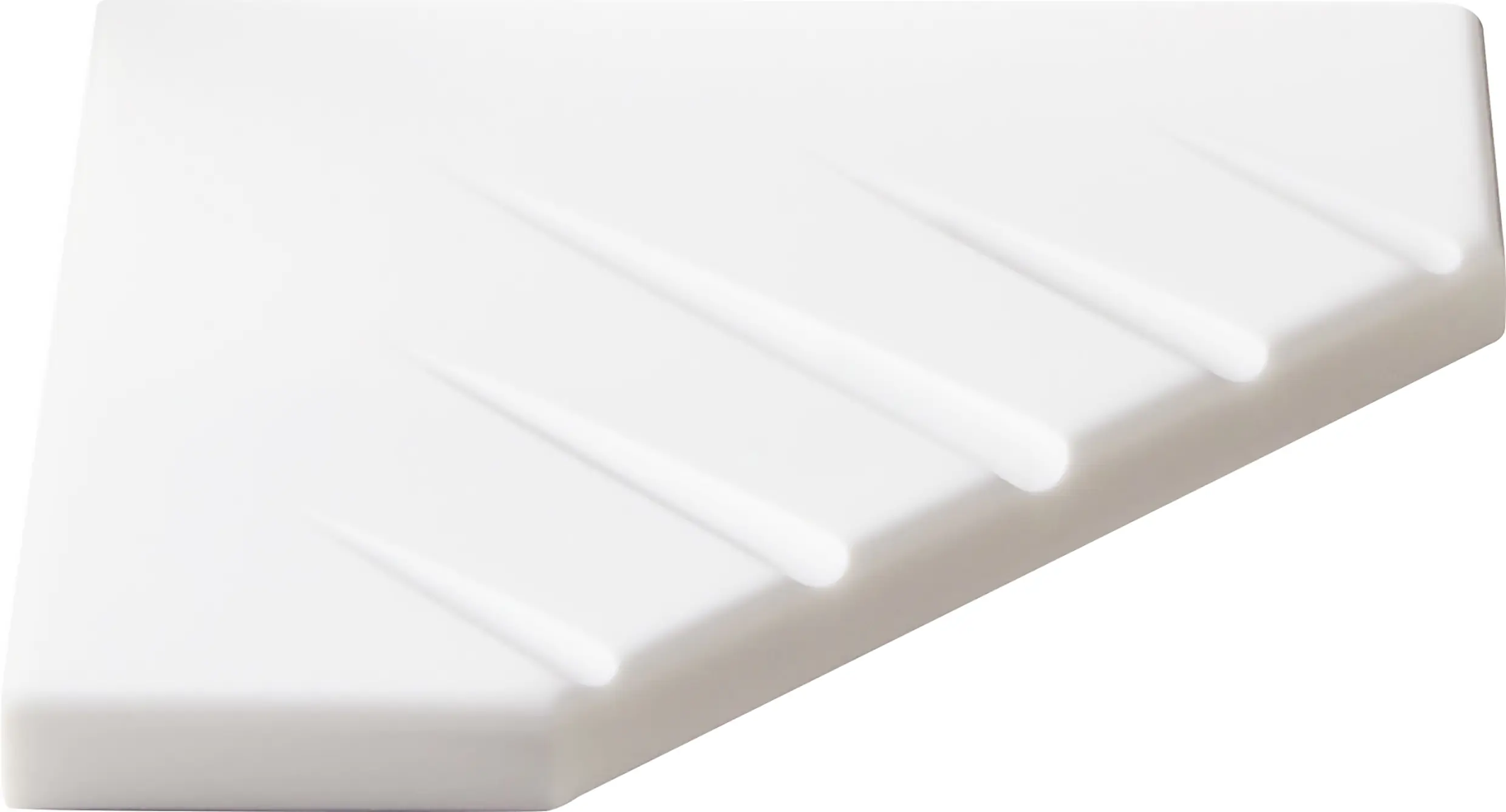 Dusch-Eckregal Design White 20 x 20 cm