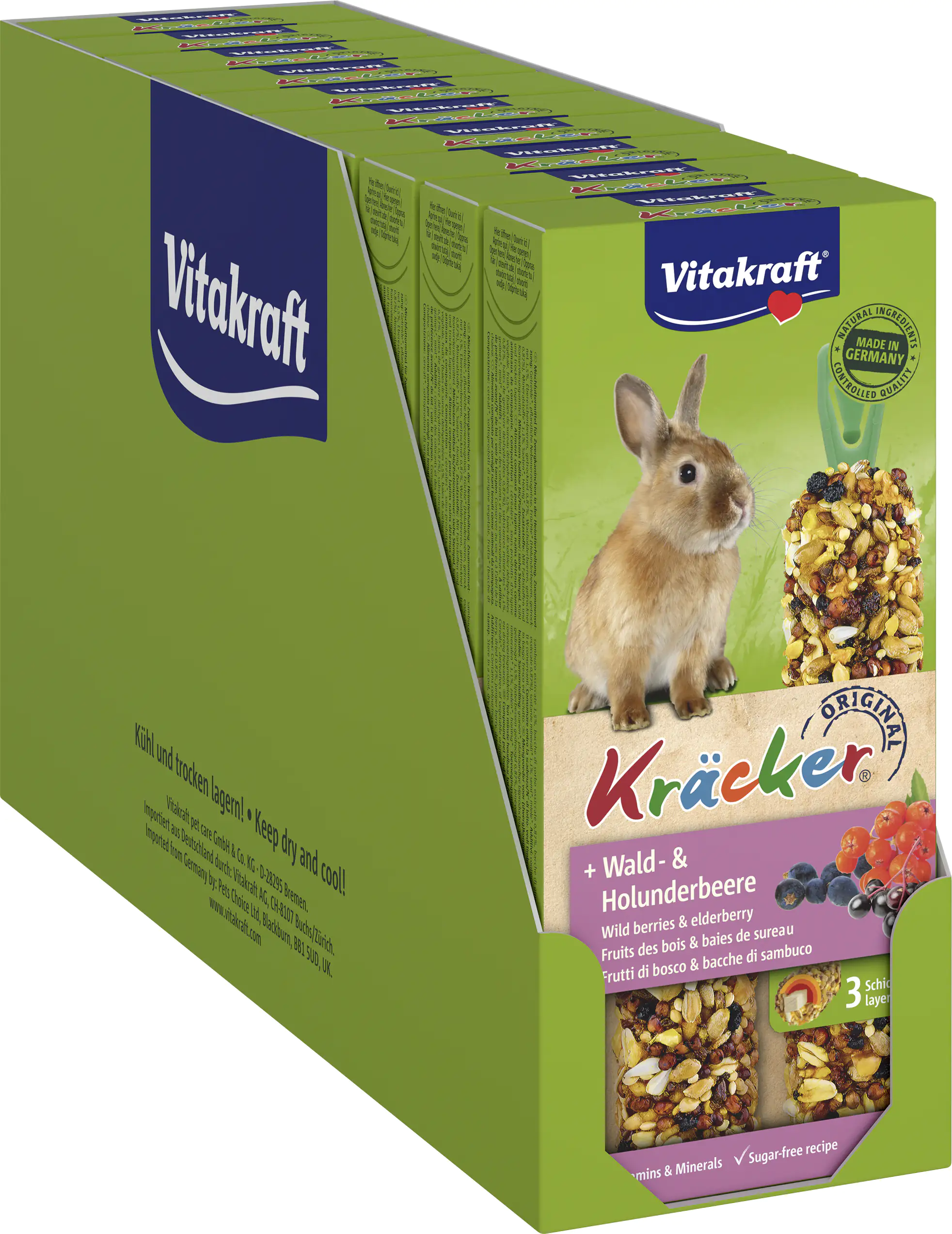 Vitakraft Kräcker® Wald- & Holunderbeere 2 Stück / 112 g