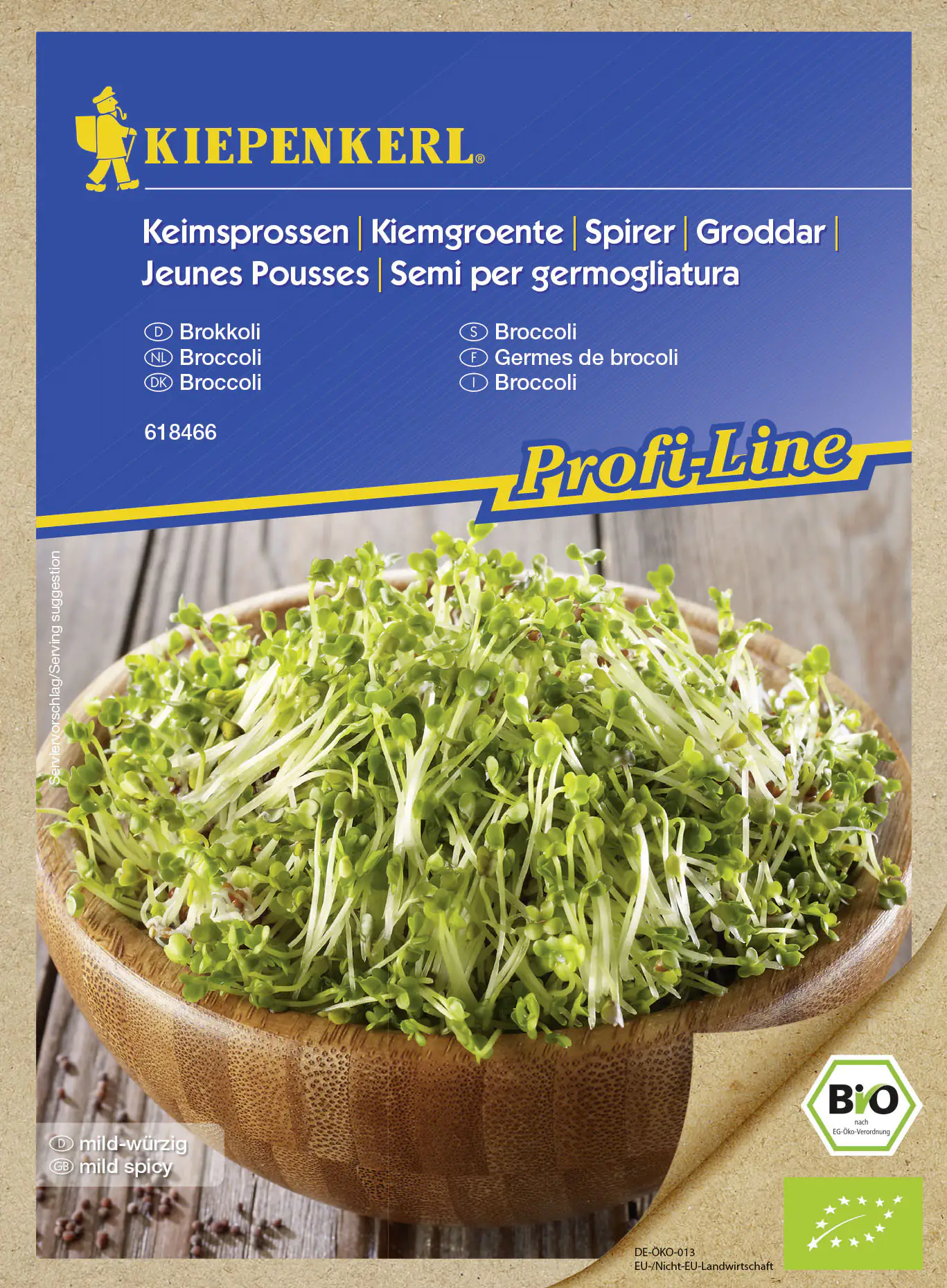 Kiepenkerl Profi-Line Brokkoli Brassica oleracea var. italica, Inhalt: 20 g