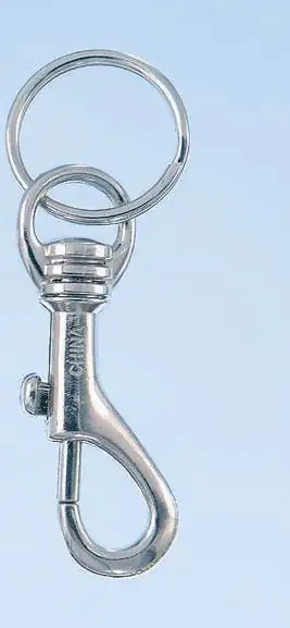 Glorex Schlüsselanhänger 1 Karabiner Ring 30 mm