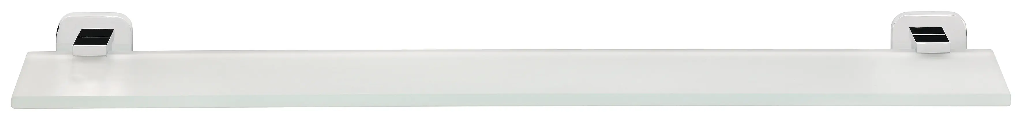 tesa Glasablage Elegaant Metall und Milchglas, chrom, rostfrei