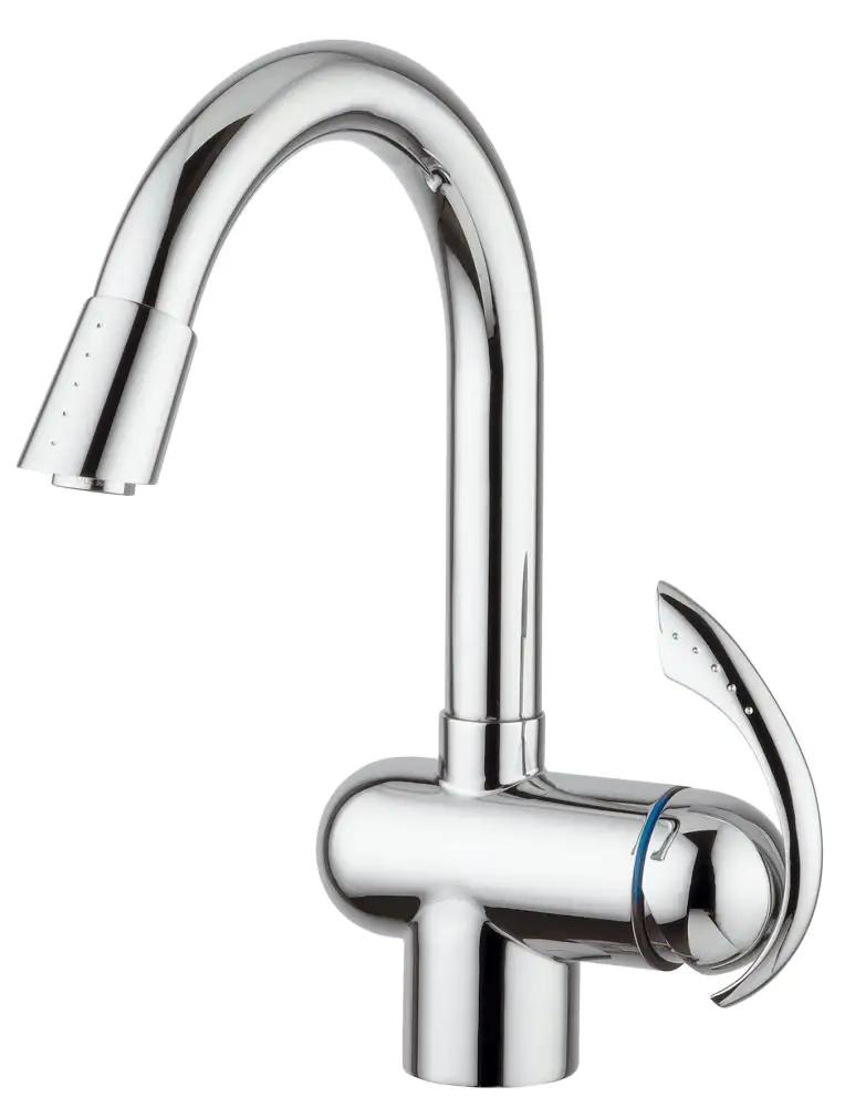 Emmevi Küchenarmatur Ramses chrom, mit herausziehbarer Brause