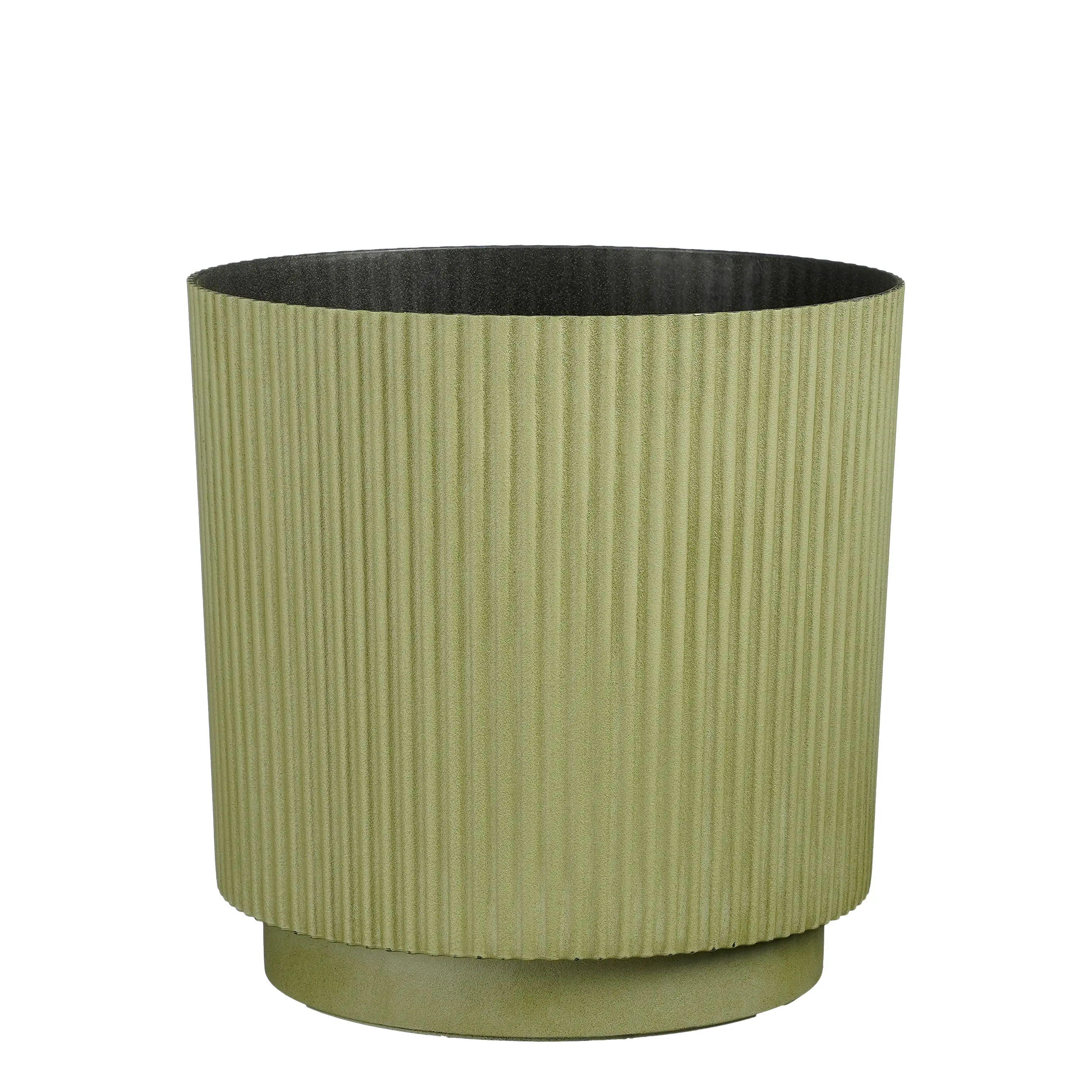 Mica Decorations Übertopf Ibarra Kunststoff grün Ø 30 cm 