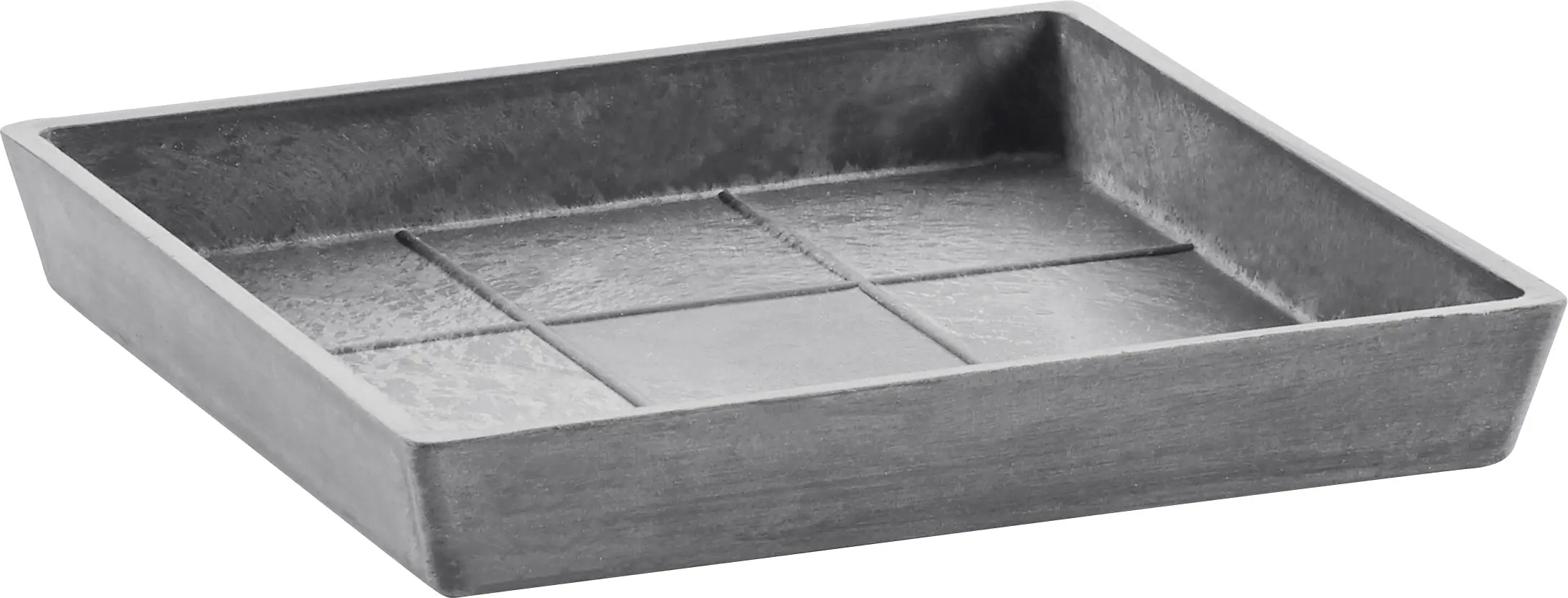 Ecopots Untersetzer grau 22 x 22 cm