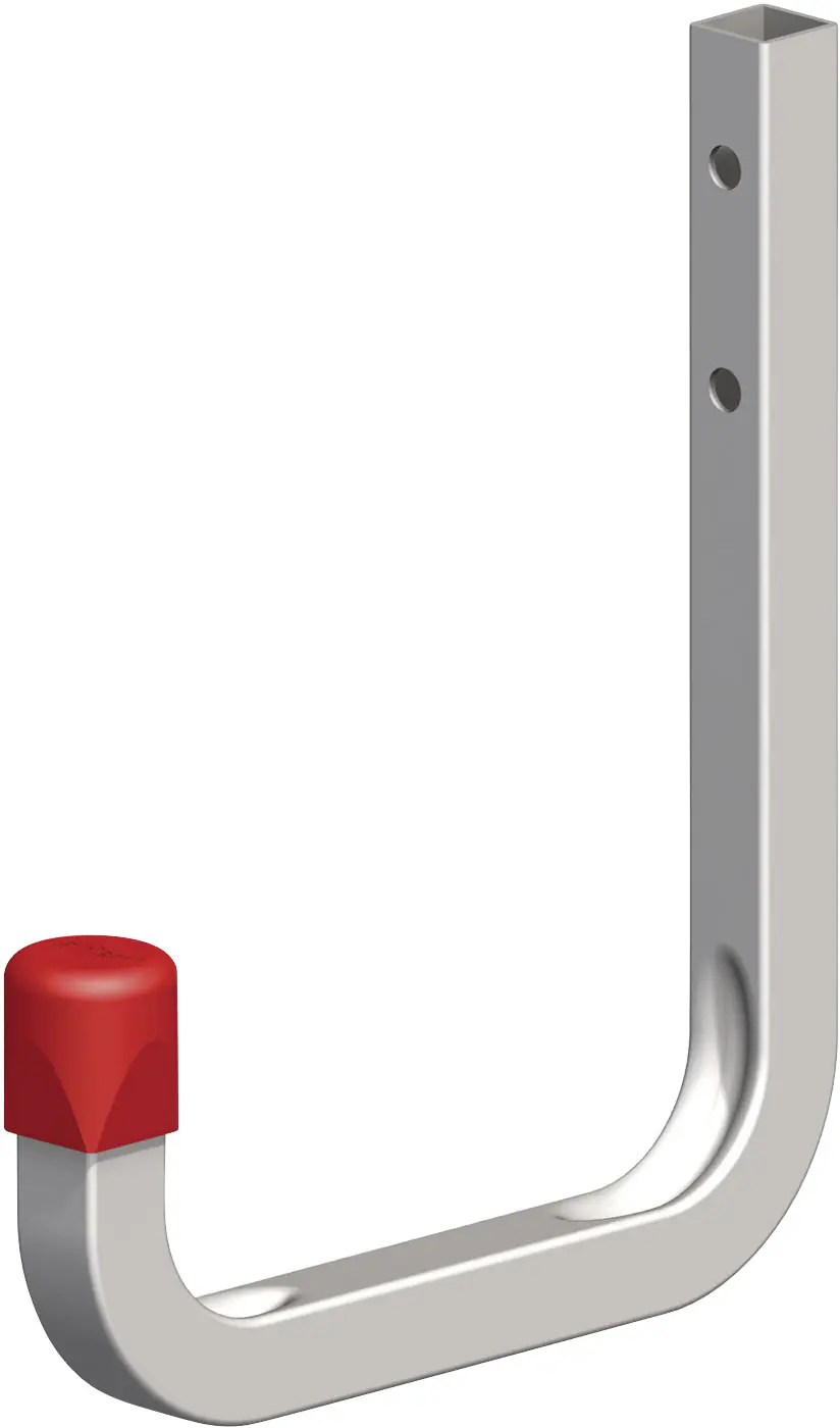 alfer Wandhaken 250 mm 250 x 300 mm Stahl verzinkt Kappe rot alfer Wandhaken 250 mm 250 x 300 mm Stahl verzinkt Kappe rot