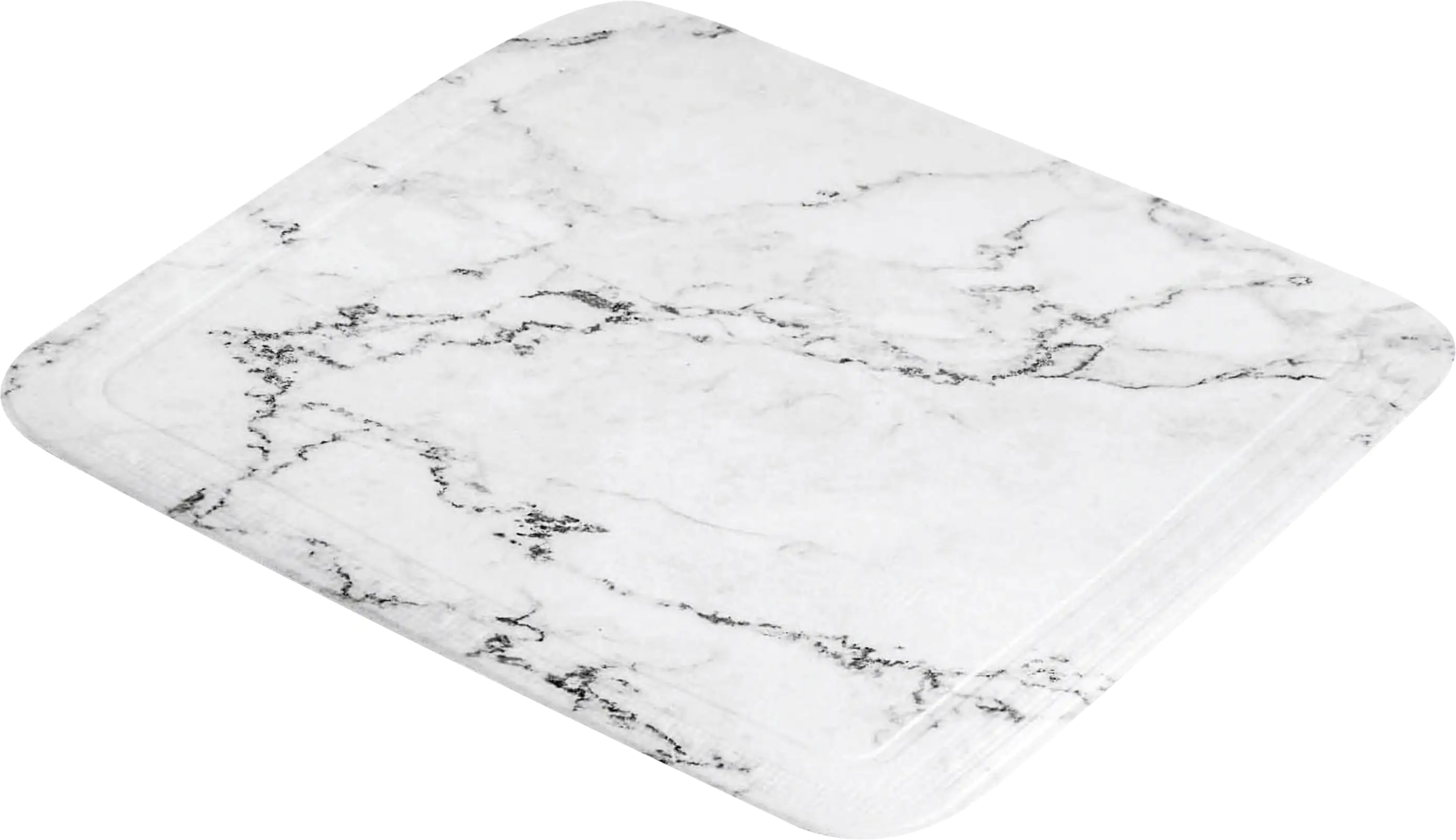 Kleine Wolke Duscheinlage Marble anthrazit, 55 x 55 cm