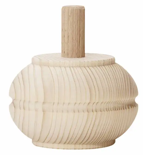 Hettich Kugelfüß 4,5 x 5,5 cm Buche - 2 Stück