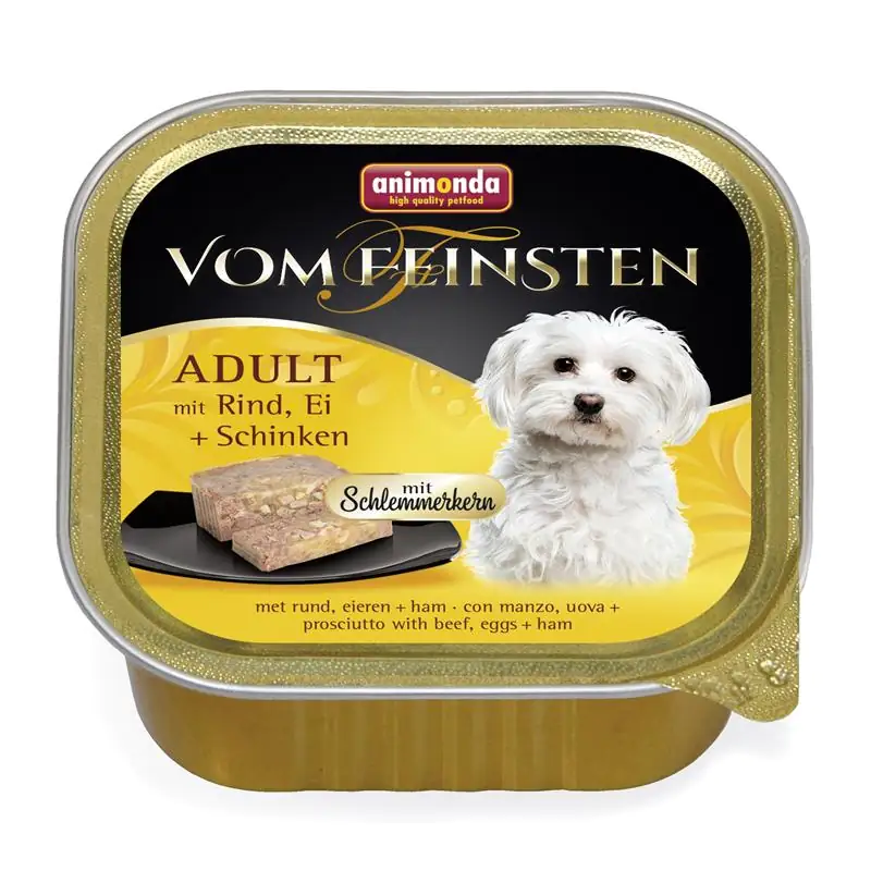 4017721826679 Animonda Vom Feinsten Adult Schlemmerkern mit Rind Ei + Schinken 150 g