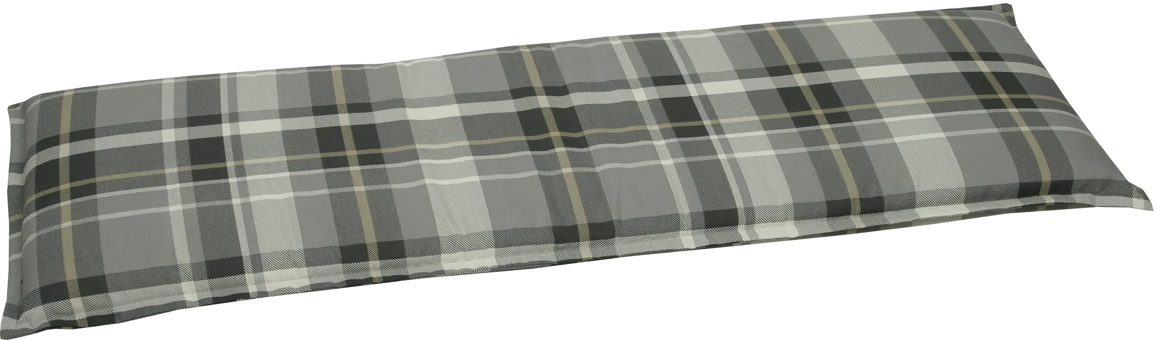 Go-De Bankauflage 146 x 48 x 6 cm grau-kariert Go-De Bankauflage 146 x 48 x 6 cm grau-kariert