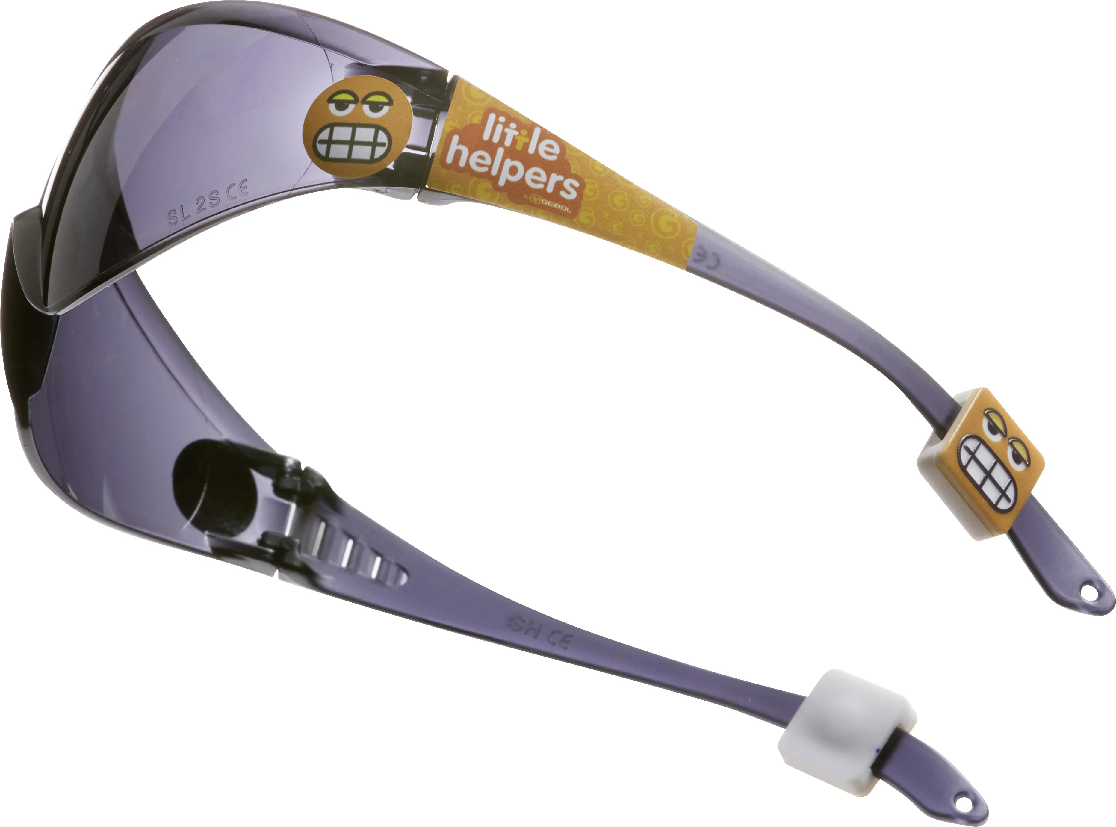 Gebol Schutzbrille Little Helpers Emoji orange getönt